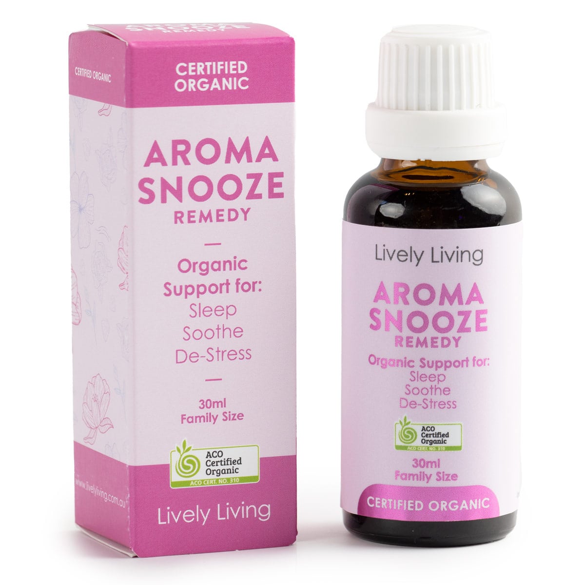 Aroma Snooze Organic Essential Oil 30ml - Large Family Size for Relaxation, Sleep & Stress Relief - Perfect for Diffusers, Massage & Aromatherapy