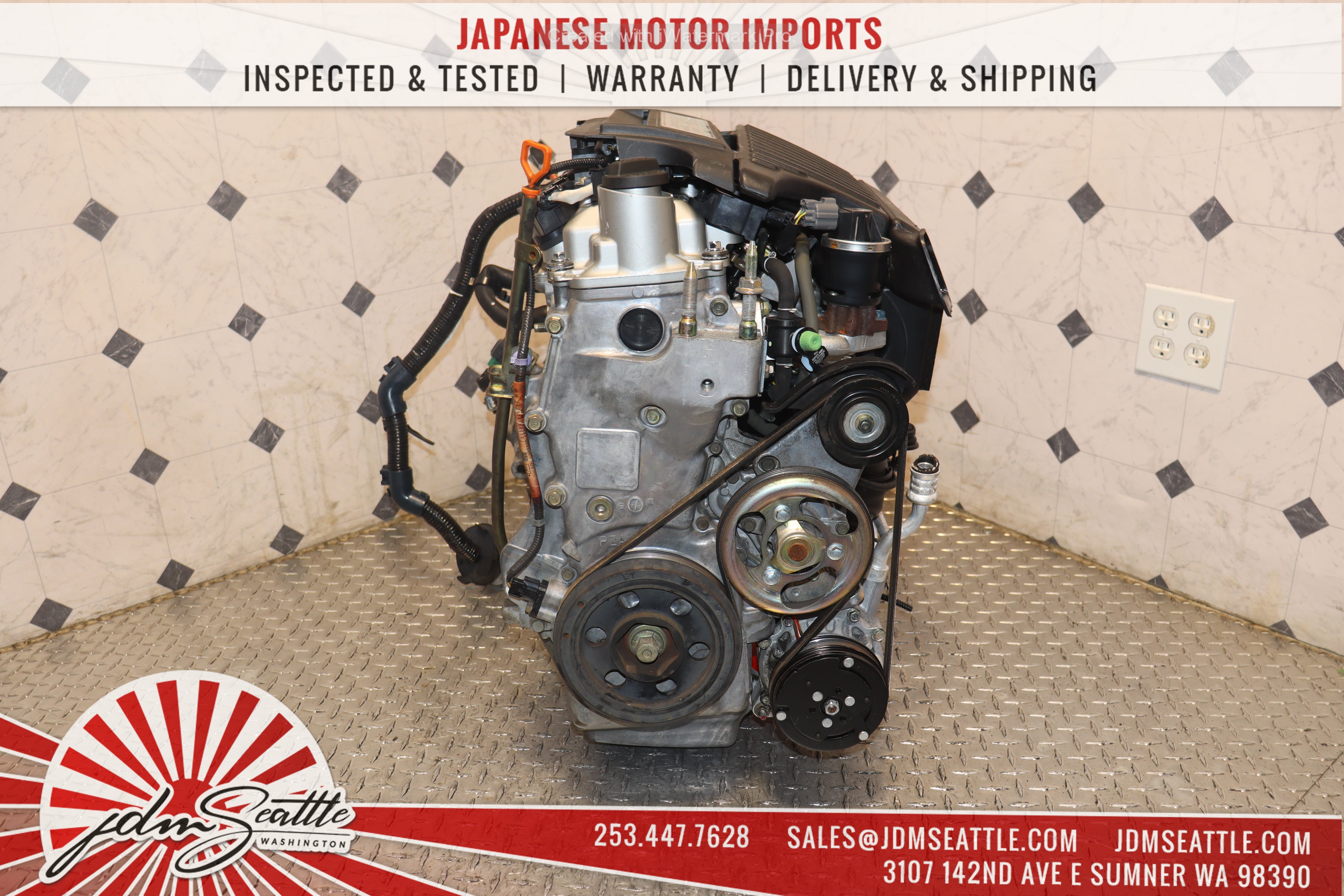 JDM LDA1 MF3 Engine for 2003-2005 Honda Civic 1.3L IMA Hybrid - Replacement Motor for Improved Fuel Efficiency & Smooth Performance - Perfect for Eco-Friendly Driving & Hybrid Vehicle Maintenance