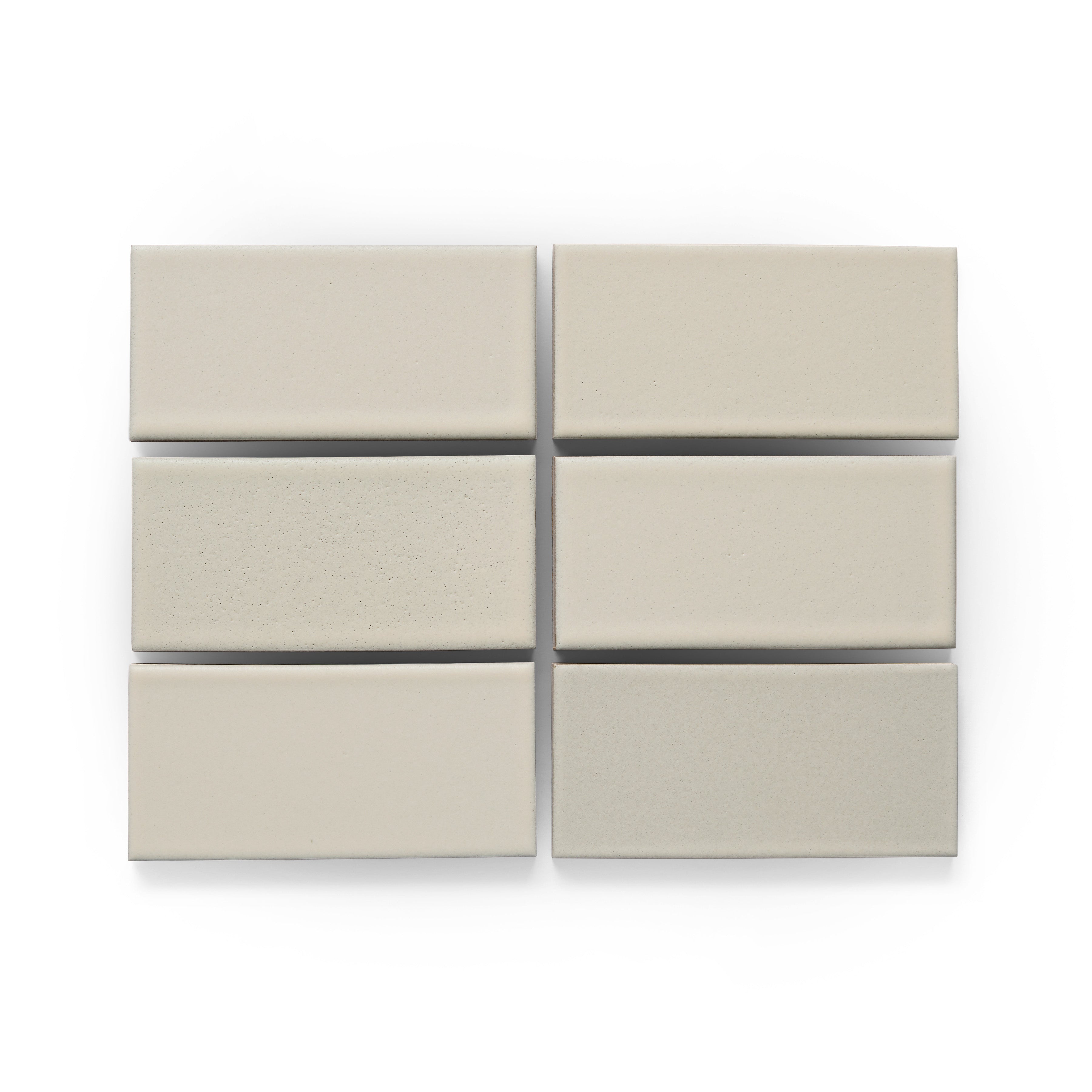 M121 Petal Ceramic Tile - Handmade Floral Design Ceramic Wall & Floor Tiles - Perfect for Bathroom, Kitchen Backsplash, and Home Decor