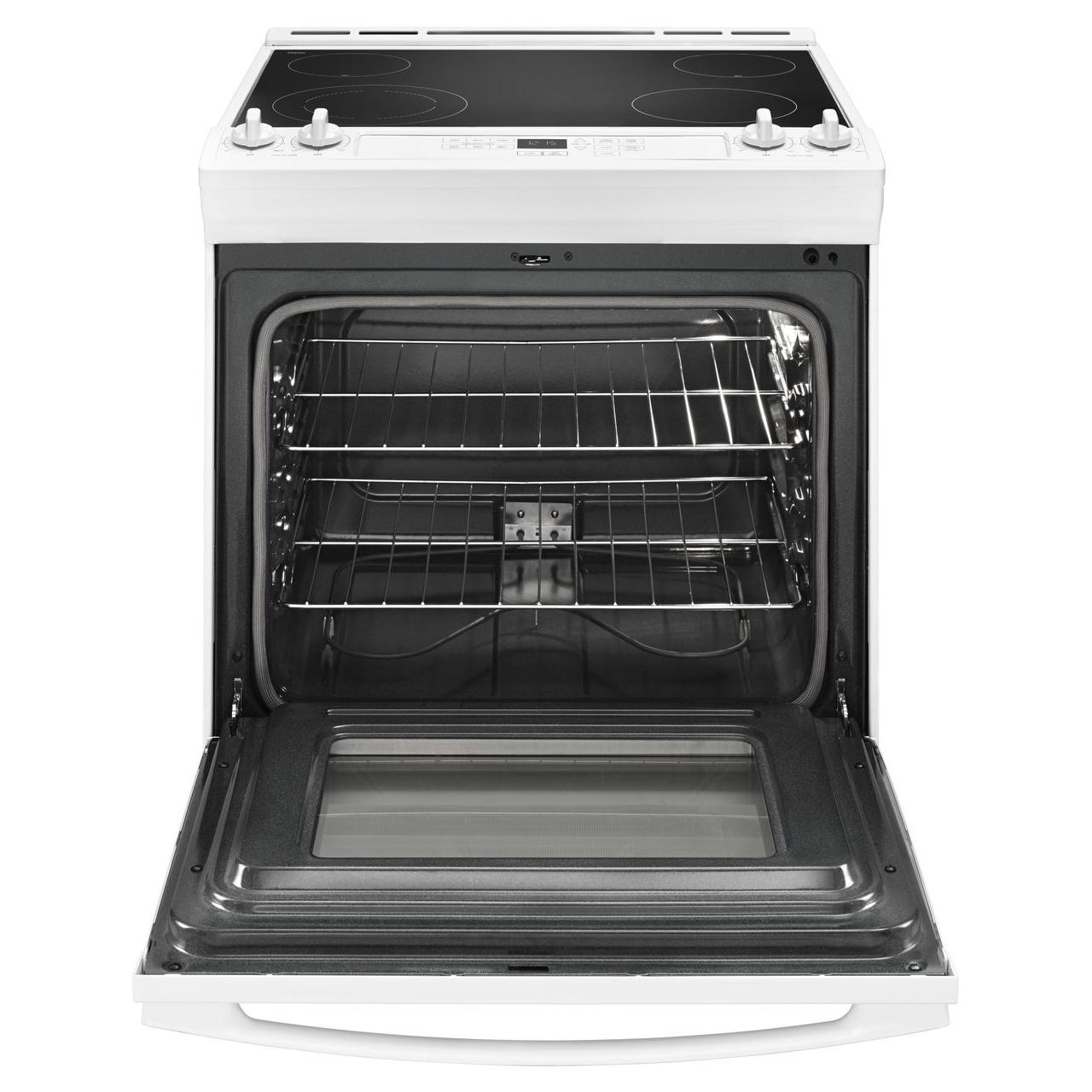 Amana 30 Inch Slide-In Electric Range - YAES6603SFW - Stainless Steel Freestanding Oven with Convection Baking for Home Kitchen Cooking