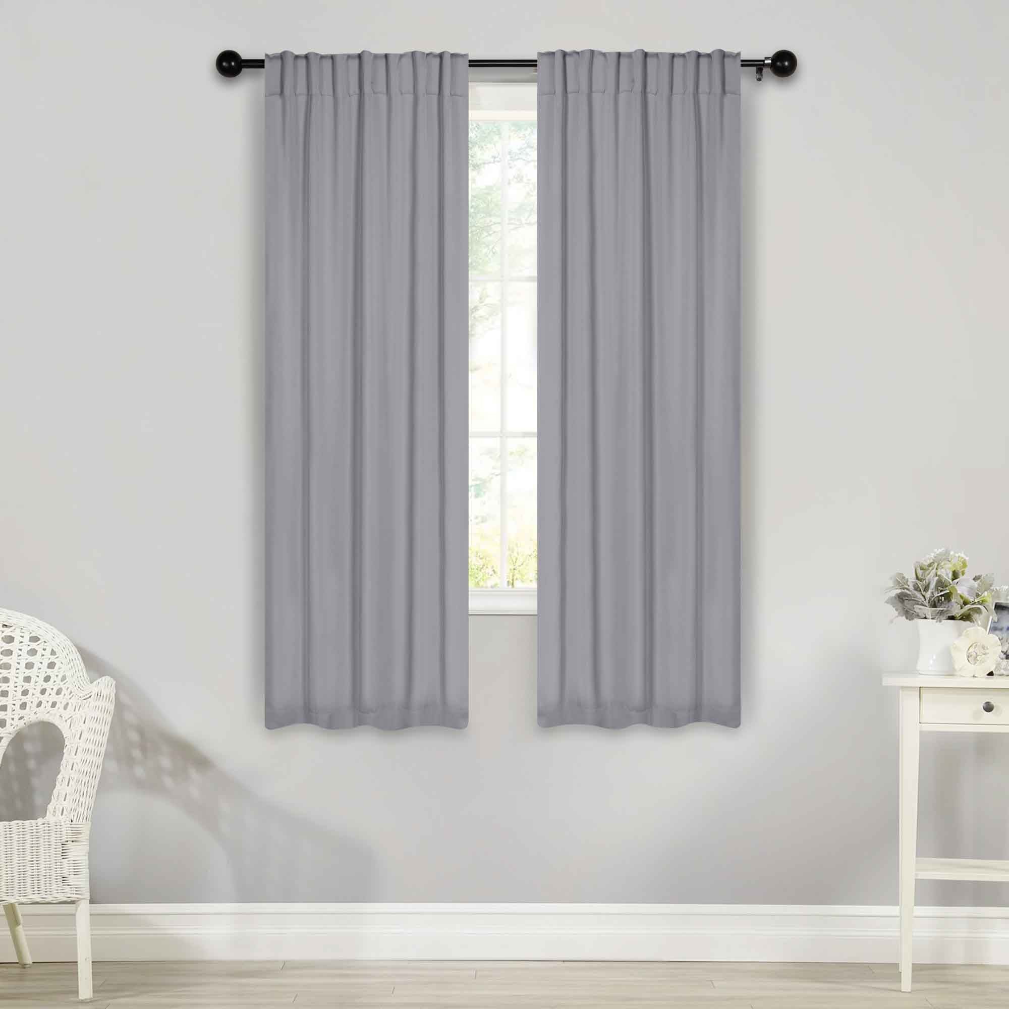 Blackout Curtains for Bedroom - Solid Room Darkening Thermal Insulated Drapes, Set of 2 Panels - Perfect for Nursery, Home Theater & Light Sleepers