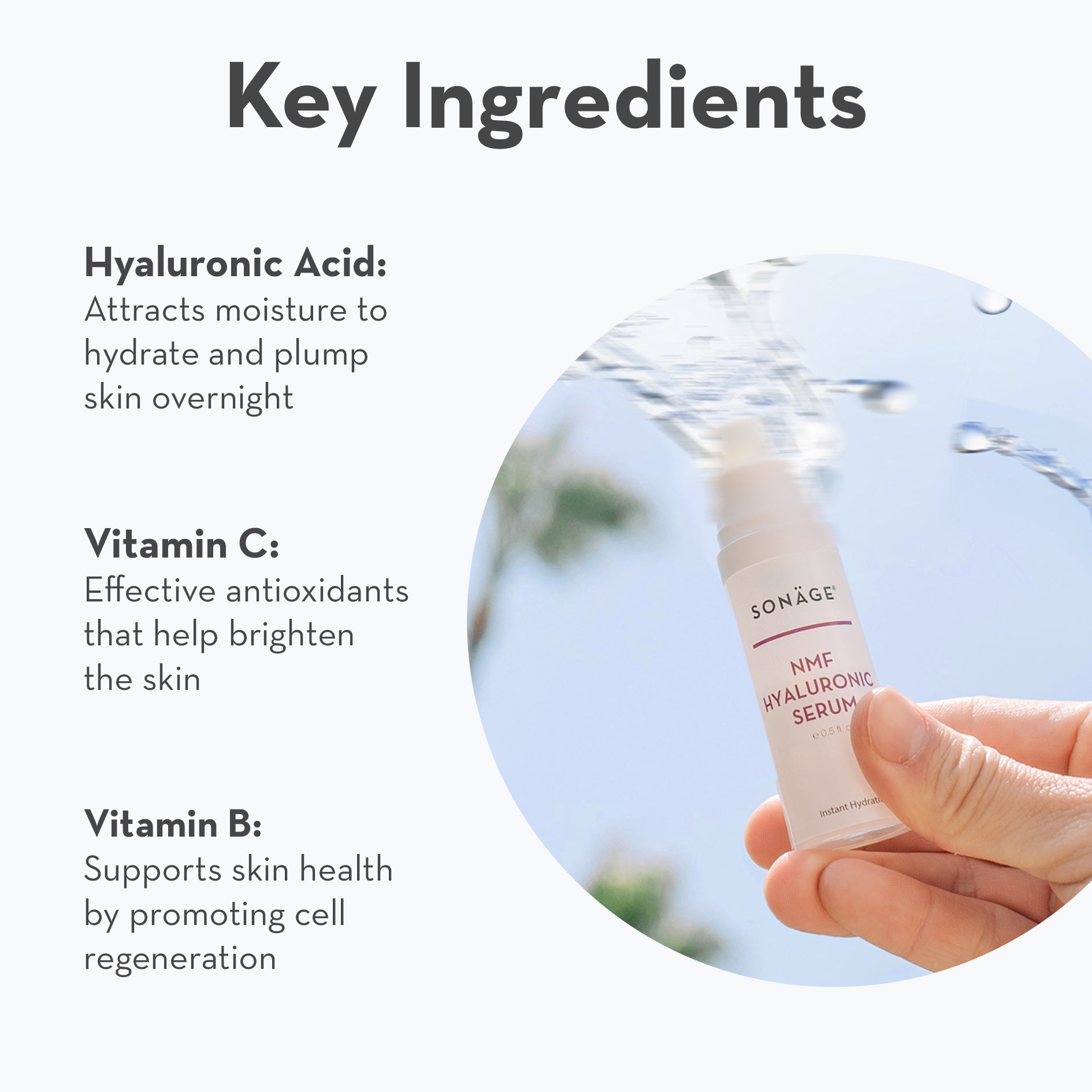 NMF Hyaluronic Serum® - Hydrating & Anti-Aging Face Serum with Hyaluronic Acid | Perfect for Dry Skin & Wrinkle Reduction