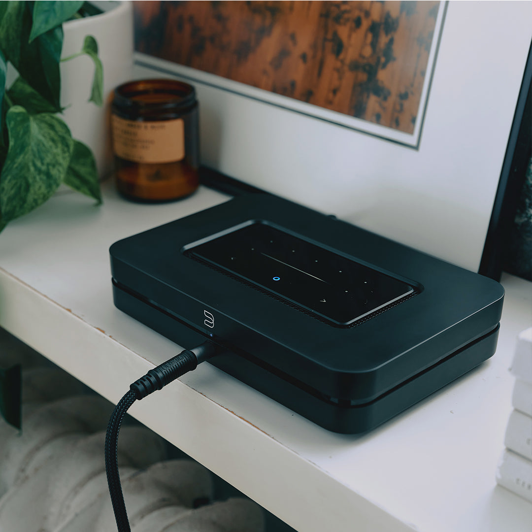 Bluesound Node (2024) Wireless Hi-Fi Music Streamer - High-Resolution Audio Player for Home Theater & Multi-Room Systems | Perfect for Audiophiles & Music Lovers