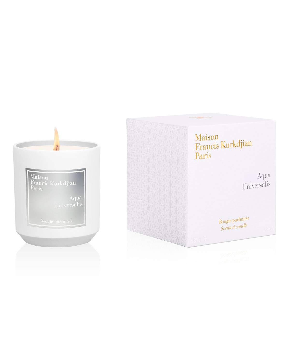 Maison Francis Kurkdjian Aqua Universalis Scented Candle 9.9 oz - Fresh Floral Home Fragrance for Living Room, Bedroom & Bathroom Decor