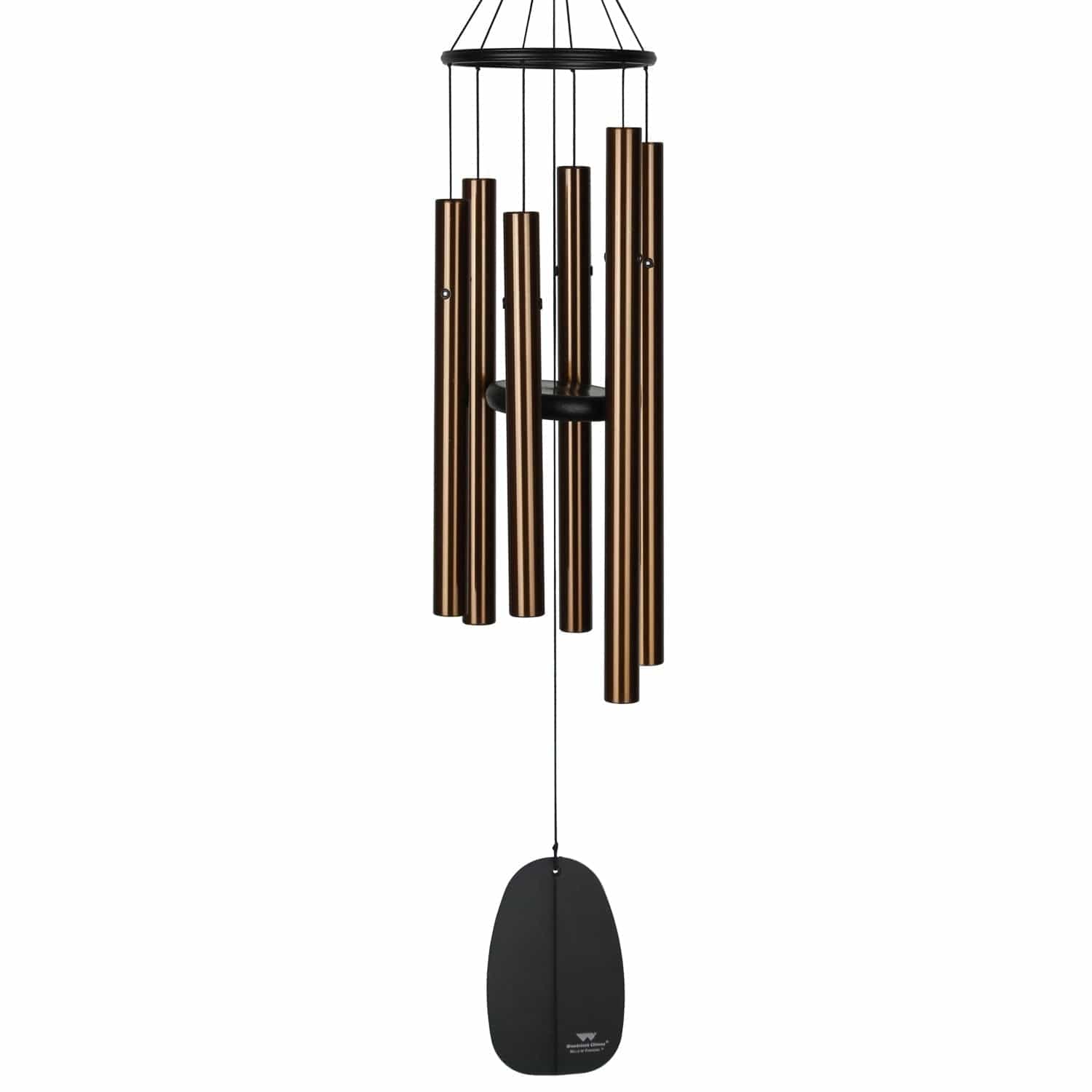 Bells of Paradise 32-Inch Bronze Wind Chime - Outdoor Garden Decor, Patio & Porch Wind Chimes for Relaxation & Meditation