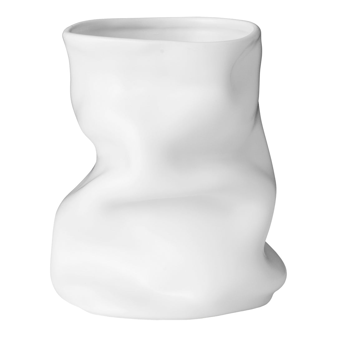 Sofia Tufvasson Collapse Vase - Modern Foldable Ceramic Vase for Home Decor, Office & Wedding Centerpieces