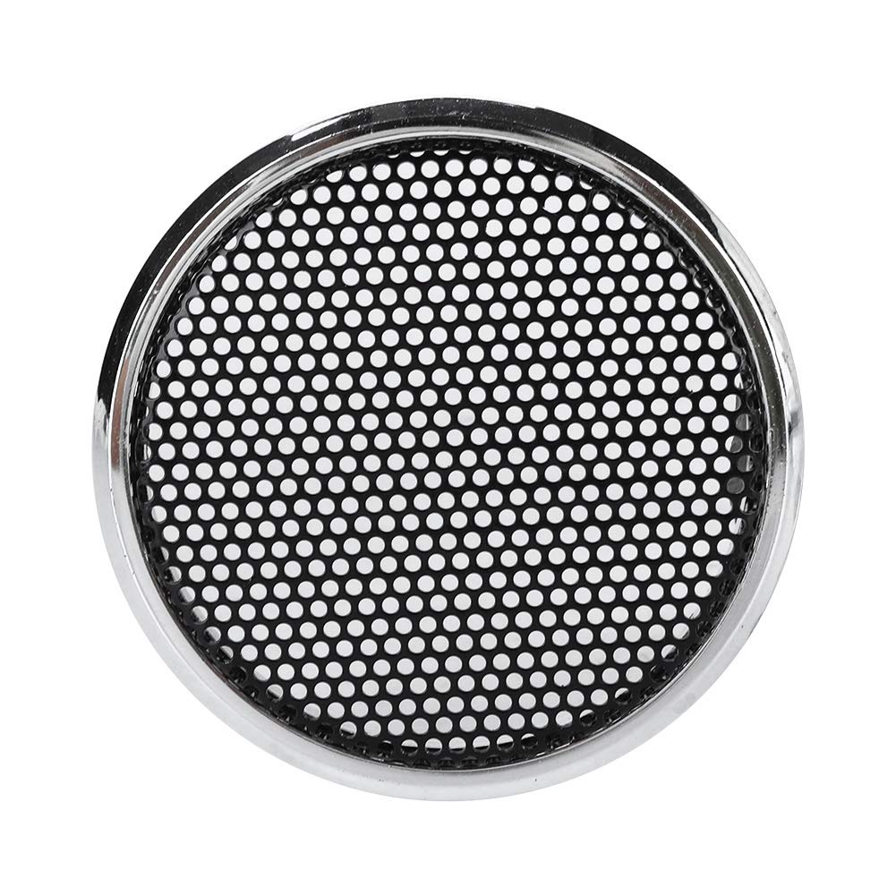 Dioche 1 Inch Speaker Grill Cover - 2 Pack Steel Mesh Protective Grills for Audio Speakers | Decorative & Durable Speaker Protection for Home Theater, Studio, and Car Audio Systems