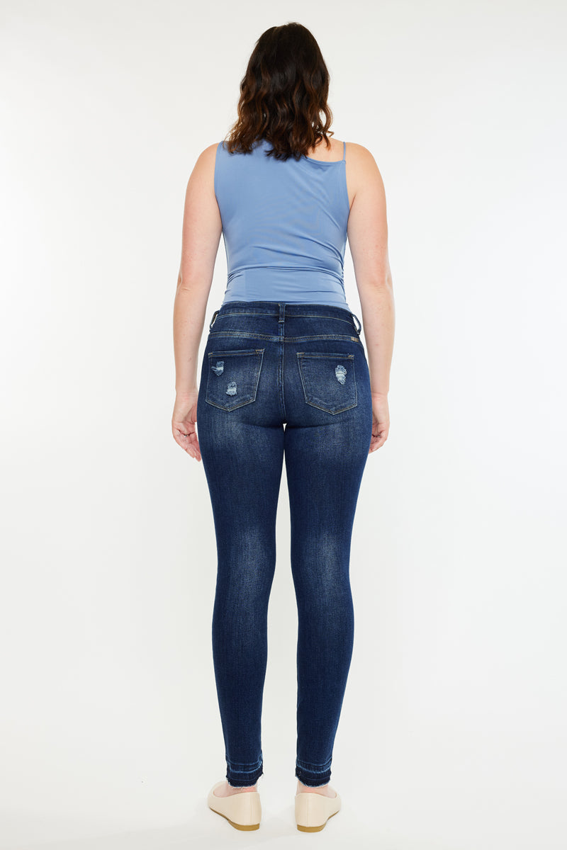 Hewitt Maternity Super Skinny Jeans for Women - Stretch Denim Pregnancy Pants - Comfortable & Stylish for Everyday Wear, Work & Special Occasions