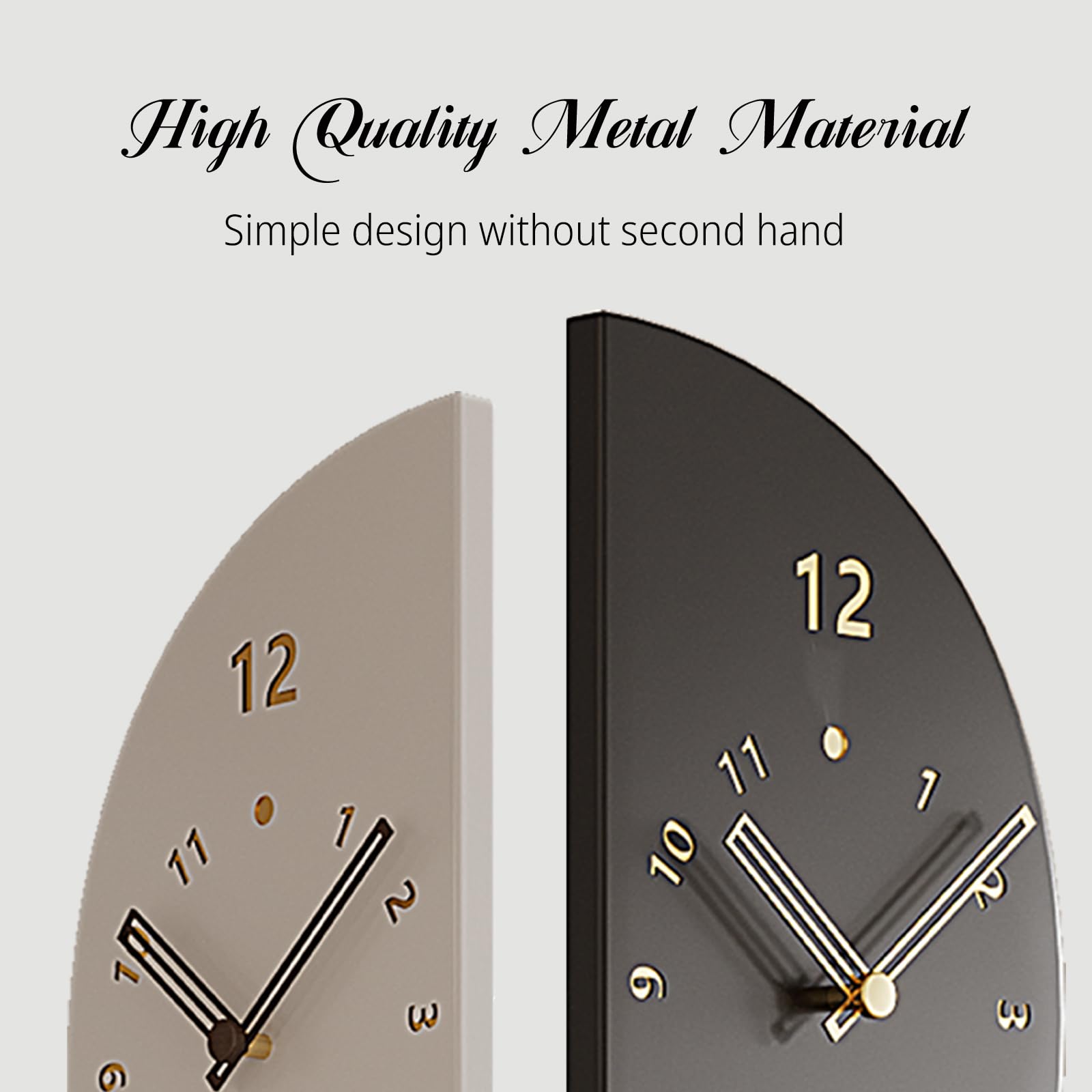 Modern Double Sided Wall Clock with Pendulum - Battery Operated Decorative Clock for Bedroom, Living Room & Office - 17.7 Inch Unique Angle Corner Wall Clock - Perfect for Home Decor, Gifts and Space-Saving Solutions