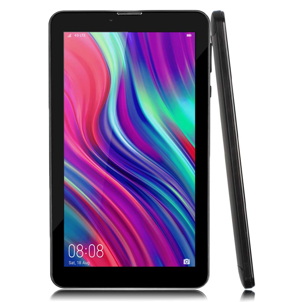 Indigi® 7-inch Android 9.0 Pie 4G LTE Smartphone & Tablet 2-in-1 - Dual SIM, 32GB Storage, HD Display - Black | Portable Work & Entertainment Device for Travel, Business & Home Use
