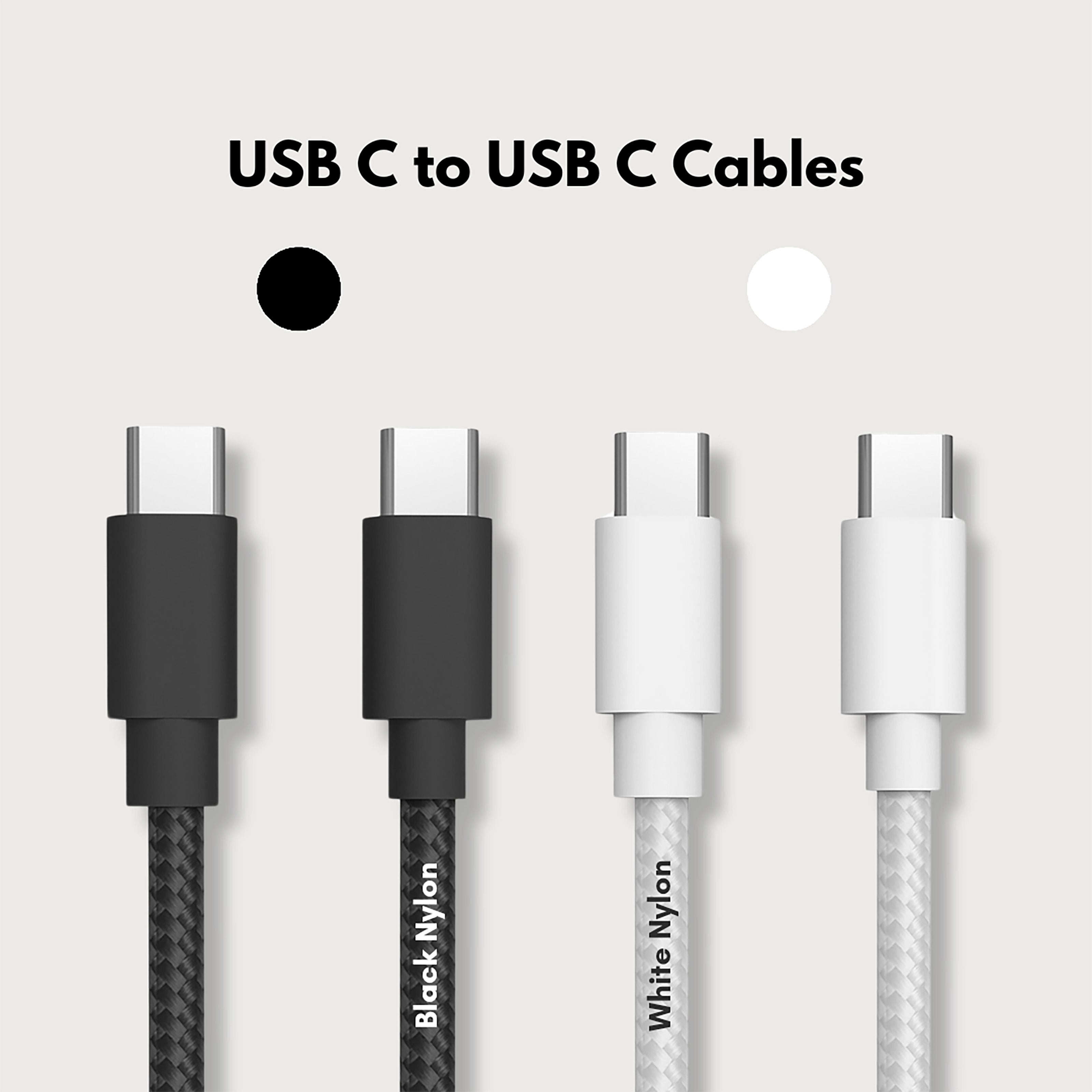 Personalized Monogram Black Plaid Phone Charger - Fast Charging USB Cable for iPhone, Samsung, Android - Perfect for Home, Office, Travel & Car Use