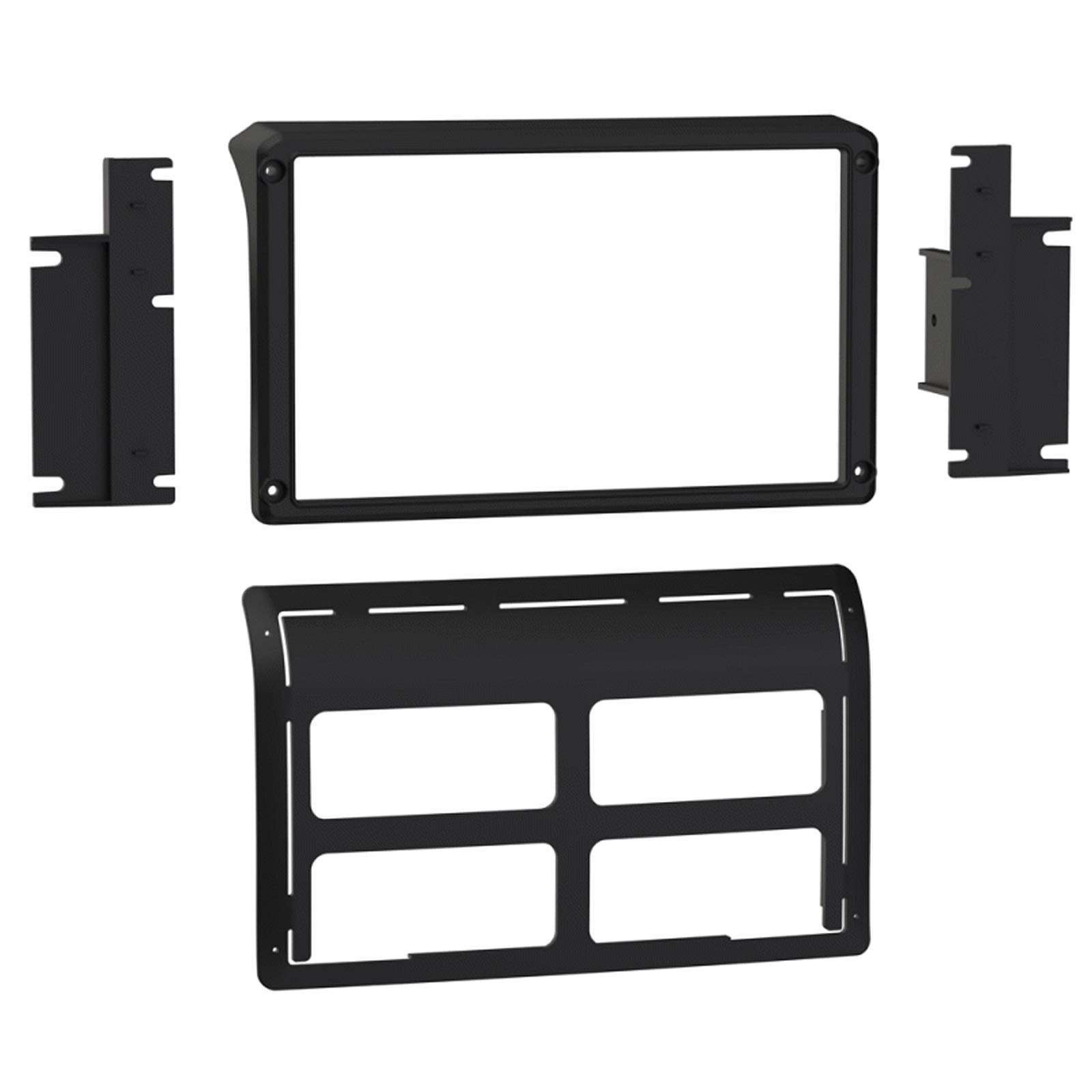Metra Electronics Jeep Wrangler 2011-2017 Pioneer 8-inch Touchscreen Stereo Dash Kit - Matte Black Finish for Enhanced Audio & Seamless Installation | Perfect for Off-Road Adventures & Daily Commutes