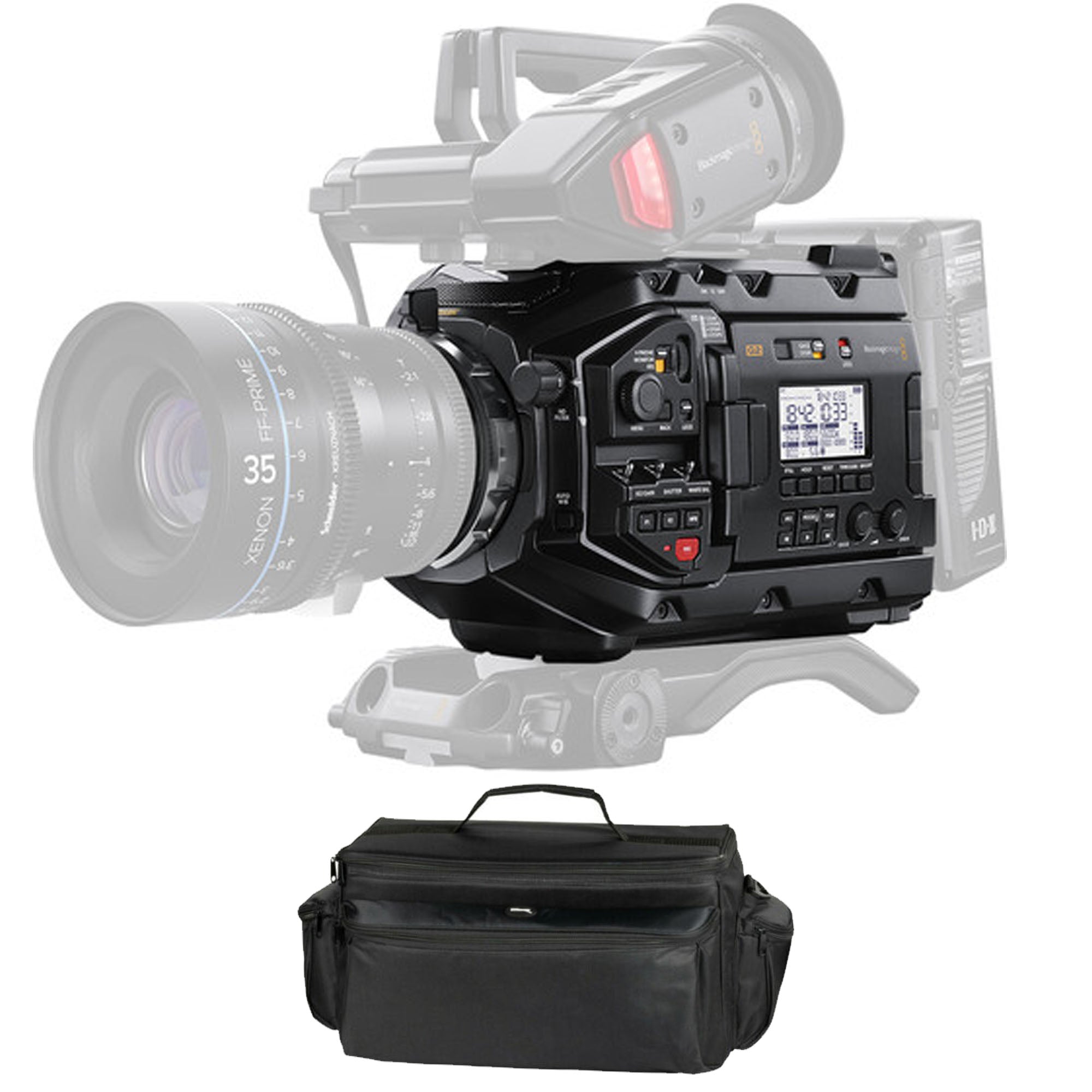 Blackmagic Design URSA Mini Pro 4.6K G2 Digital Cinema Camera with Carrying Case - Professional 4K Video Recording for Filmmaking, Documentary & Studio Production