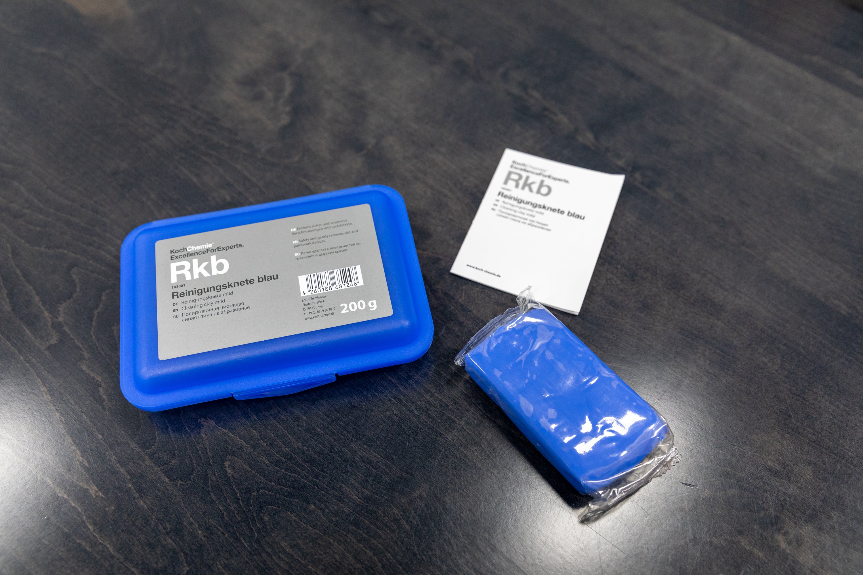 Koch Chemie RKB Mild Clay Bar - Premium Car Detailing Clay for Paint Decontamination & Polishing | Perfect for Auto Enthusiasts & Professional Detailing