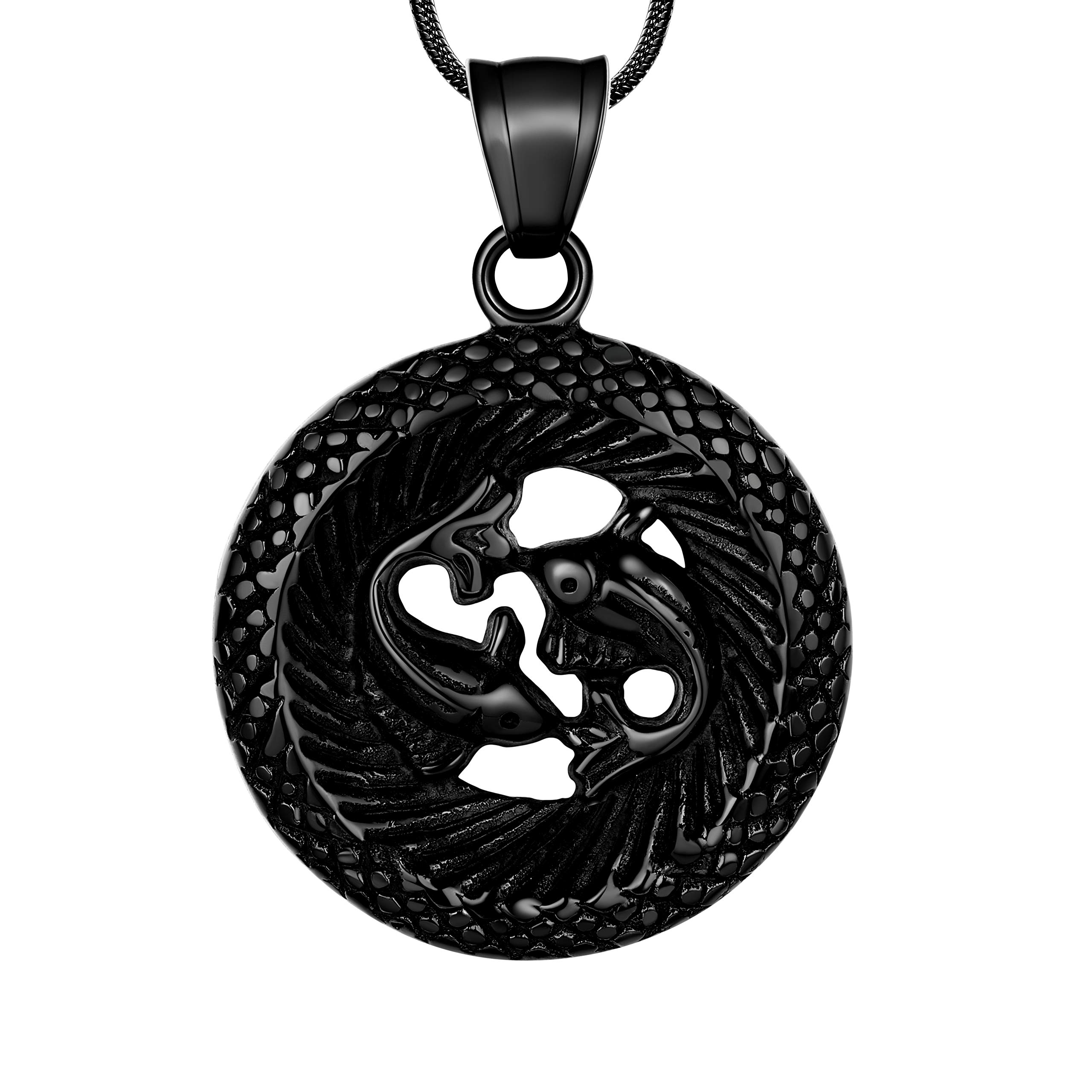 12 Zodiac Necklace - 316L Stainless Steel Constellation Pendant for Men & Women | Birthday & Astrology Gift