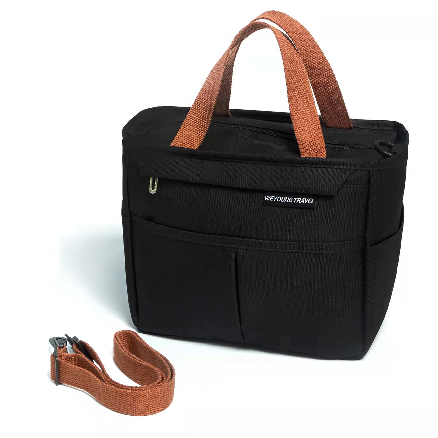 Insulated Lunch Bag for Women & Men - Leakproof Cooler Tote with Adjustable Shoulder Strap for Office, Work, School, Picnic, Beach & Travel - Perfect for Meal Prep & On-the-Go Dining