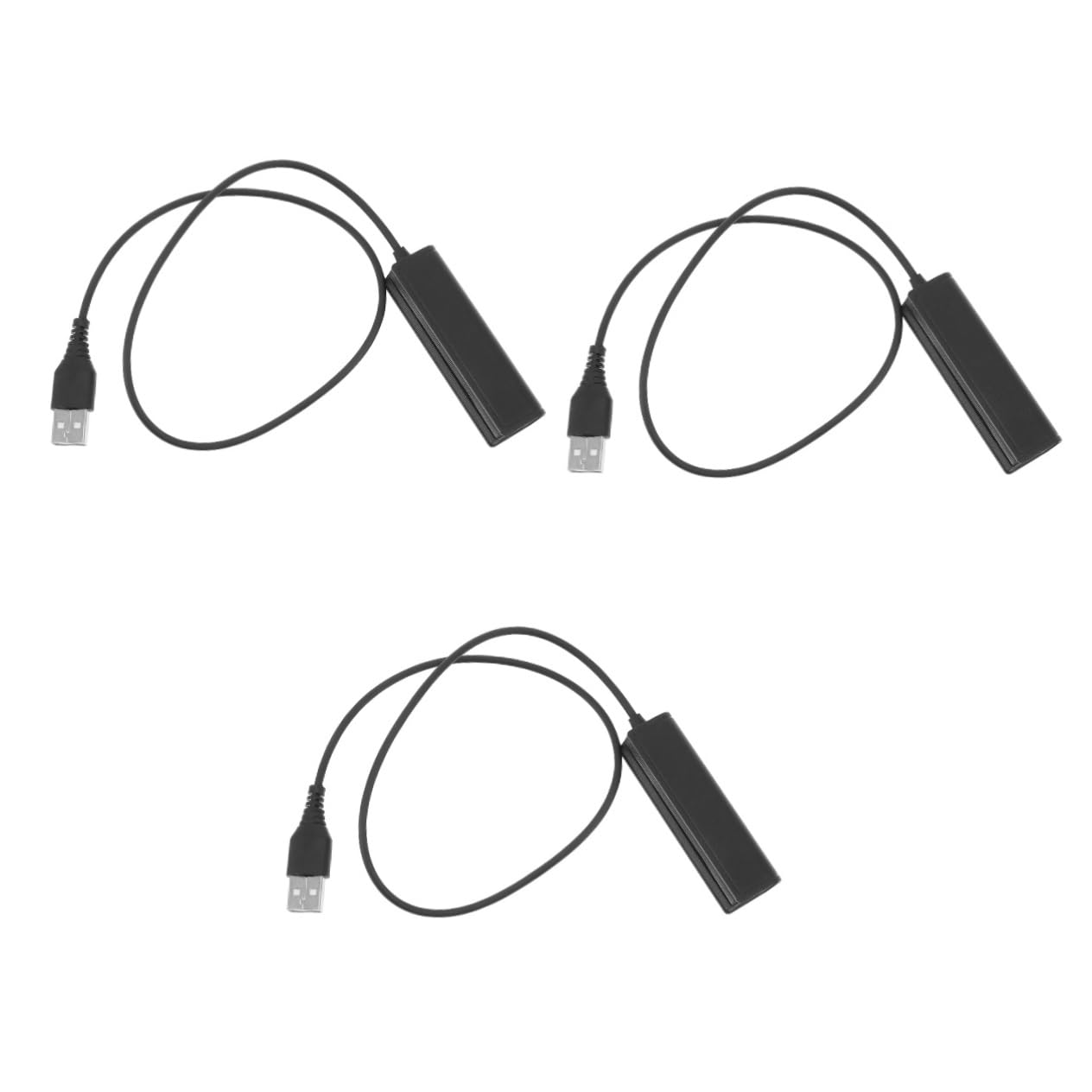 DOITOOL 3-Pack PC Headset Adapter Cable - RJ9 Female Socket to Male Plug Converter for Phone Headsets - Perfect for Call Centers, Office Communications & Remote Work Setups