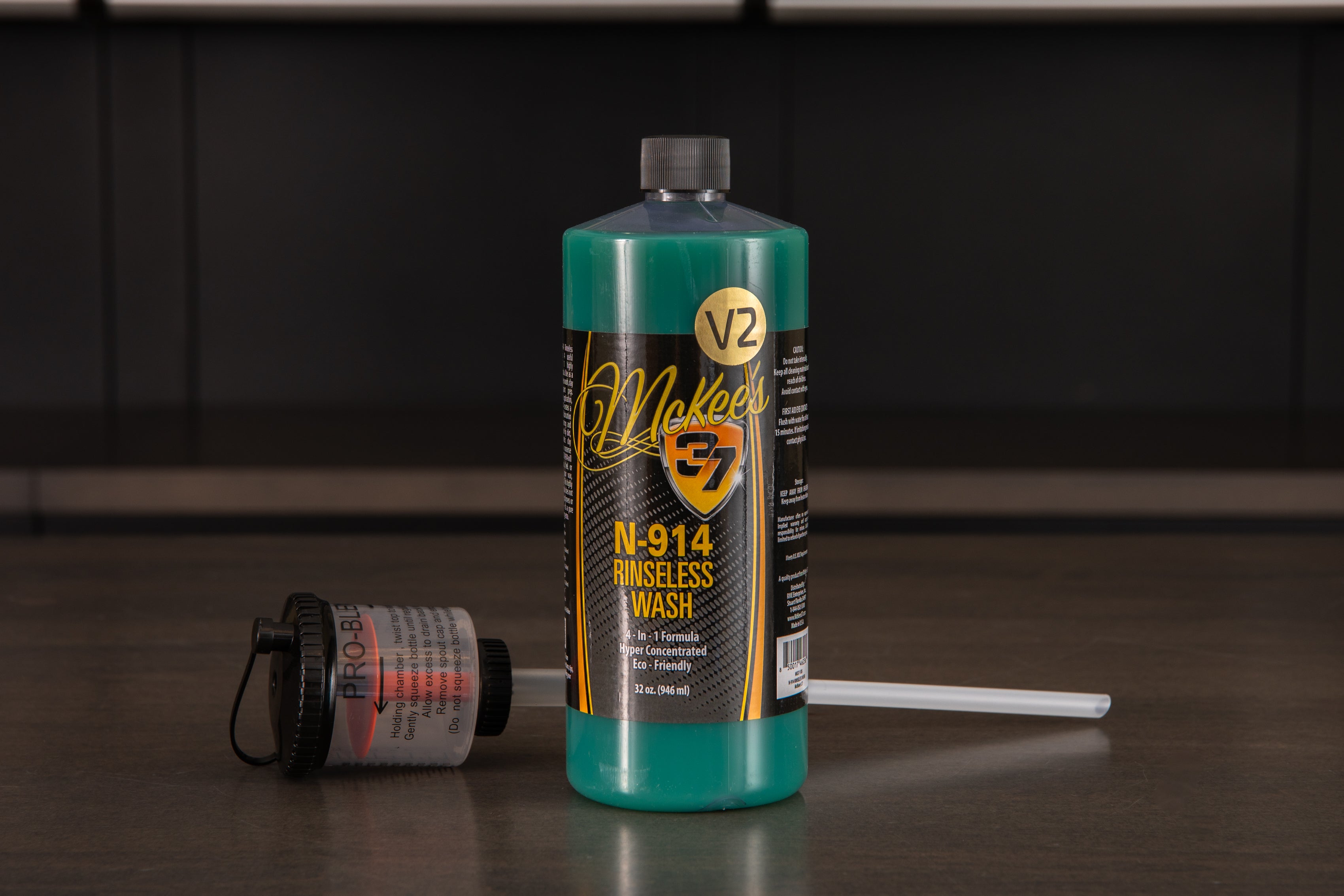 McKee's 37 N-914 Rinseless Car Wash & Wax Concentrate - Waterless Cleaning Solution for Cars, Trucks & Motorcycles - Perfect for Quick Detailing, RV & Boat Maintenance