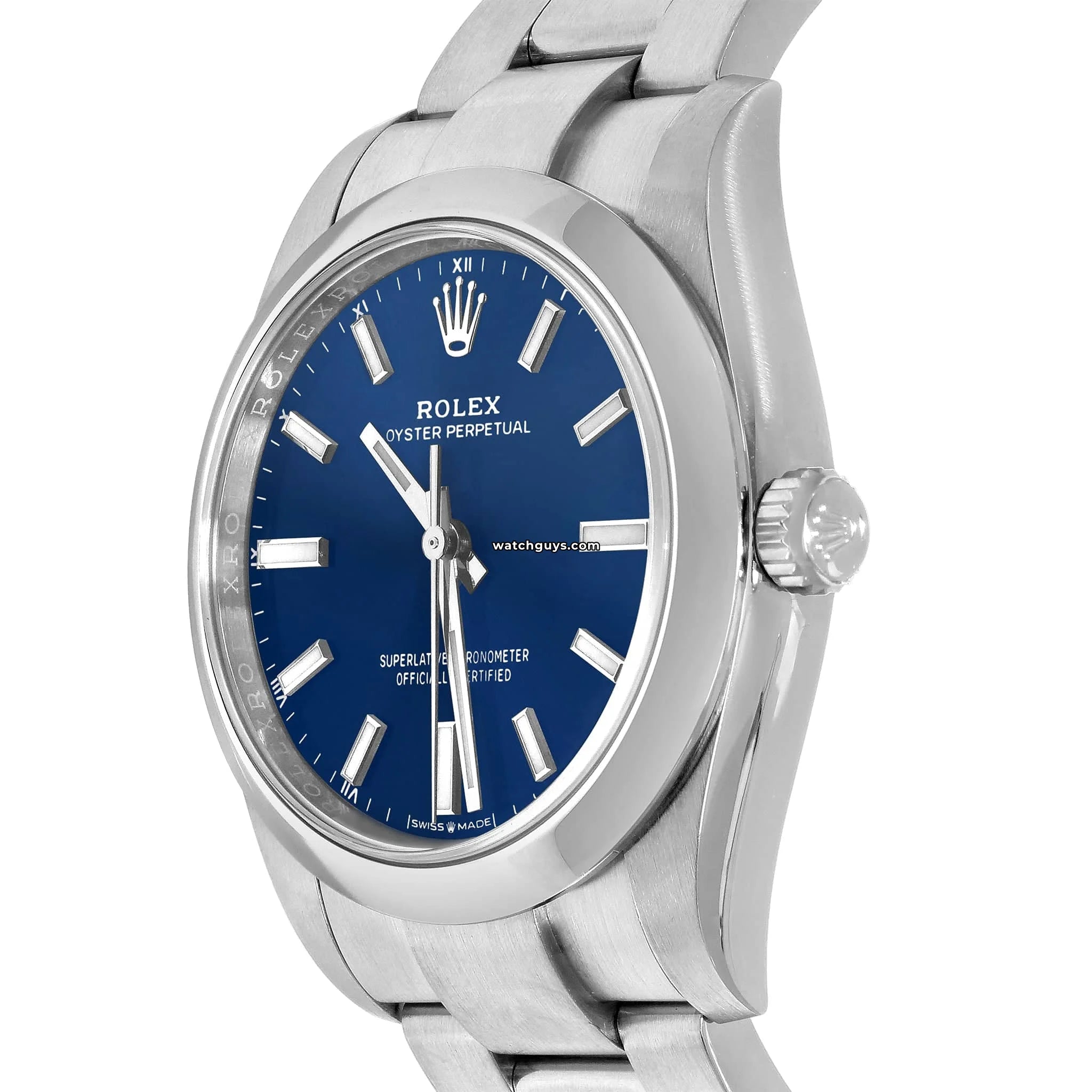 Rolex Oyster Perpetual 124200 Men's Watch - 36mm Stainless Steel Case, Blue Dial, Automatic Movement - Perfect for Business, Formal Events & Luxury Collectors
