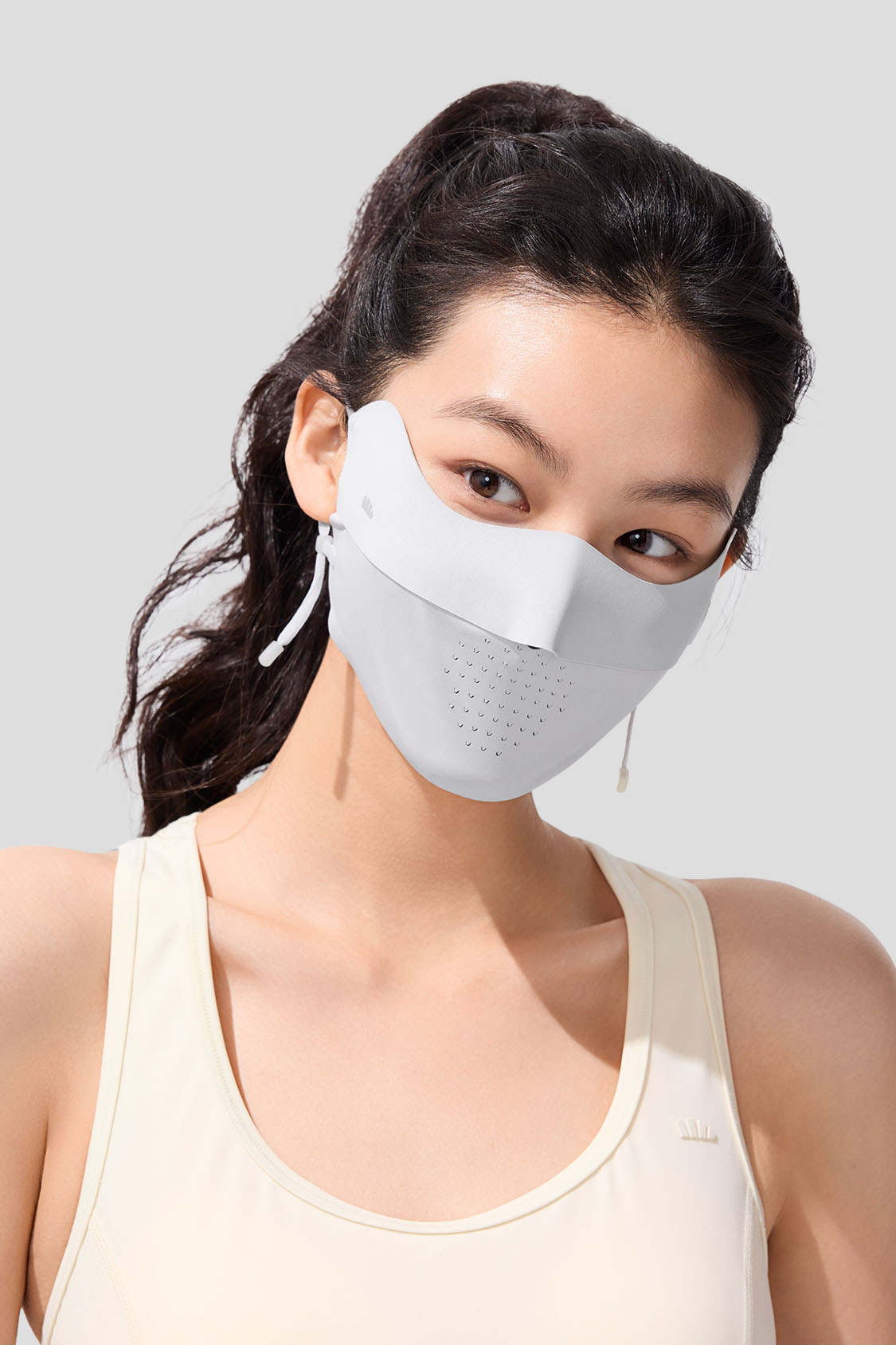 UPF50+ Lightweight Seamless Eye Shield Sun Mask for Outdoor Sports & Driving - AL203 Sun Protection for Running, Cycling, Hiking