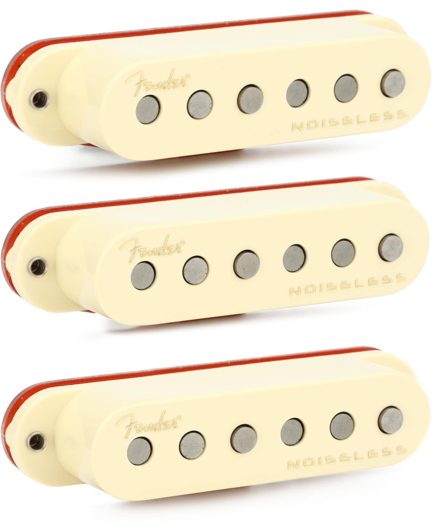 Fender Ultra Noiseless Hot Stratocaster Pickups - Premium Guitar Pickups for Stratocaster | Noise-Free Performance for Professional Musicians & Recording Studios