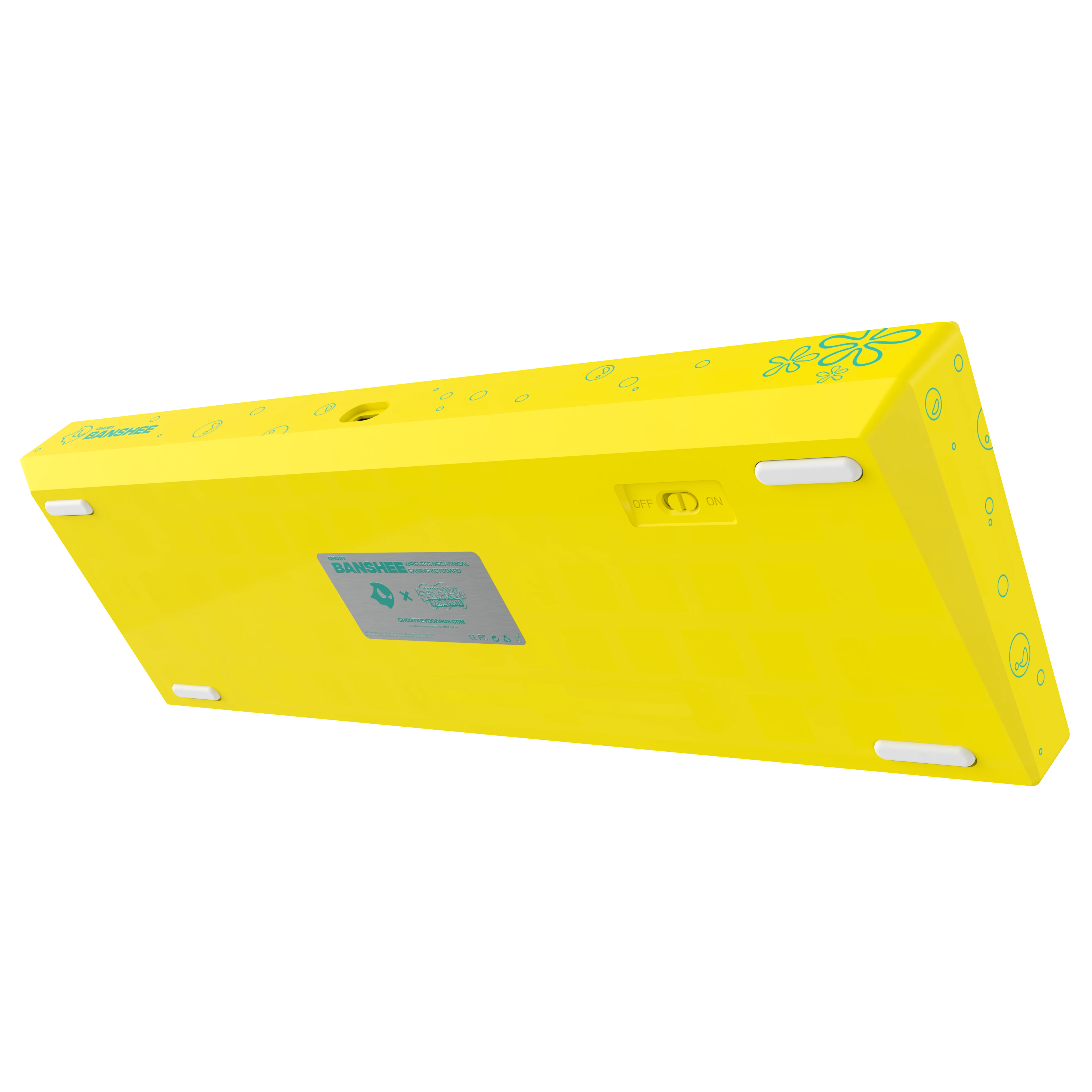 Banshee K68 Mechanical Gaming Keyboard with Magnetic Switches - SpongeBob SquarePants Themed - Perfect for Gaming, Typing & Office Work
