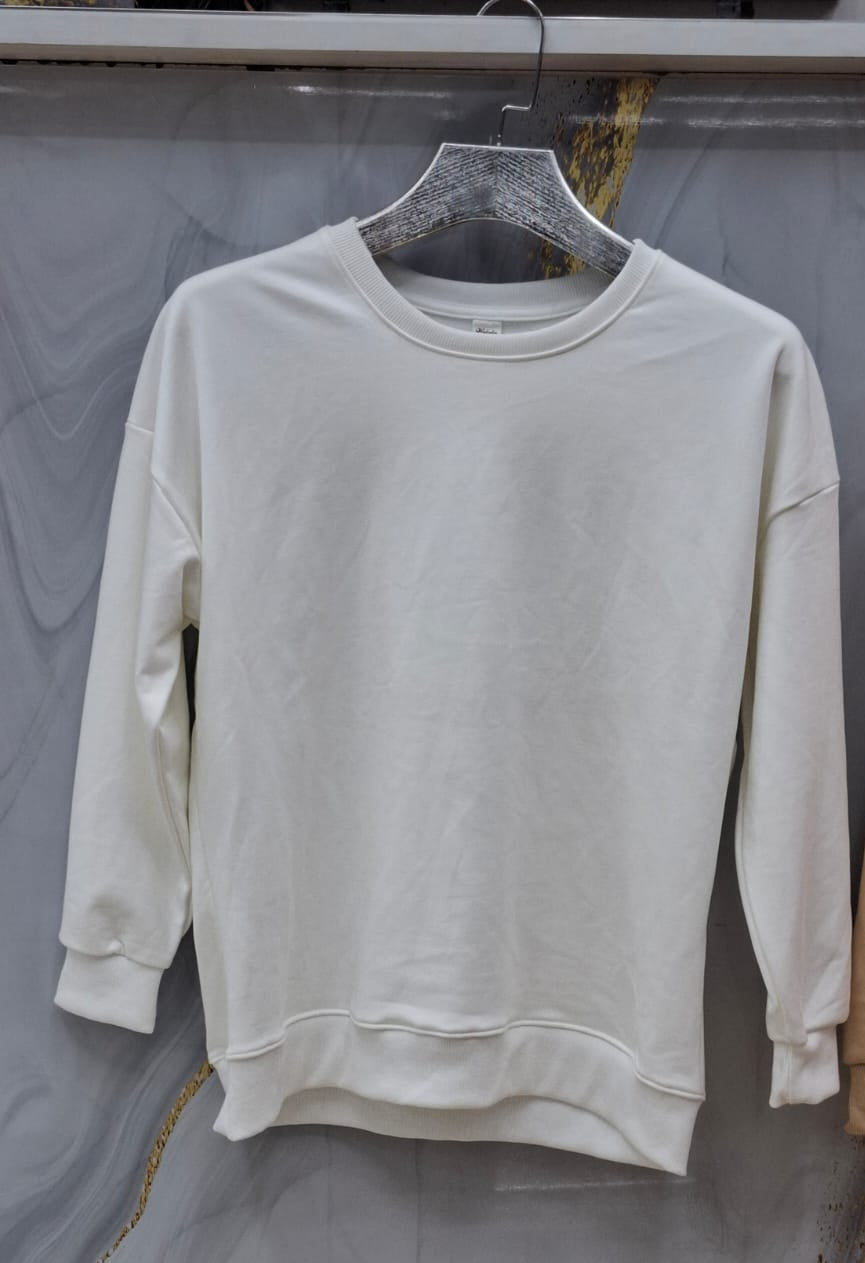Premium Cotton Sweatshirt for Men & Women - Soft & Comfortable Pullover Hoodie for Casual Wear, Gym, and Outdoor Activities