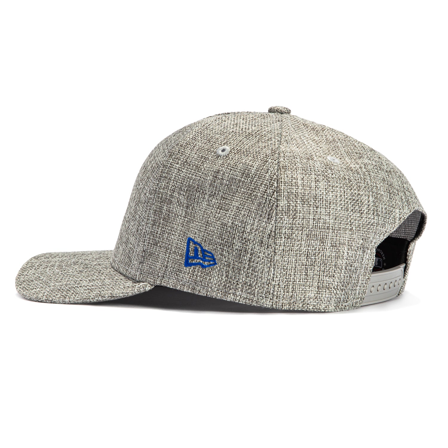 New Era 9Forty M Crown Cotton Weave Chicago Cubs Snapback Hat - Grey | Adjustable Baseball Cap for Men & Women | Perfect for Sports Games, Casual Wear & Fan Collections