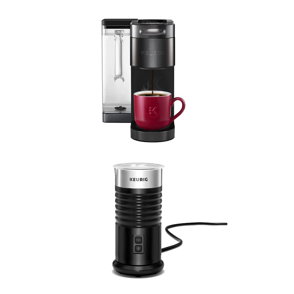 Keurig K-Supreme Plus SMART Single Serve Coffee Maker with Milk Frother - Hot & Cold Milk Foam Maker for Latte, Cappuccino & Iced Coffee at Home or Office