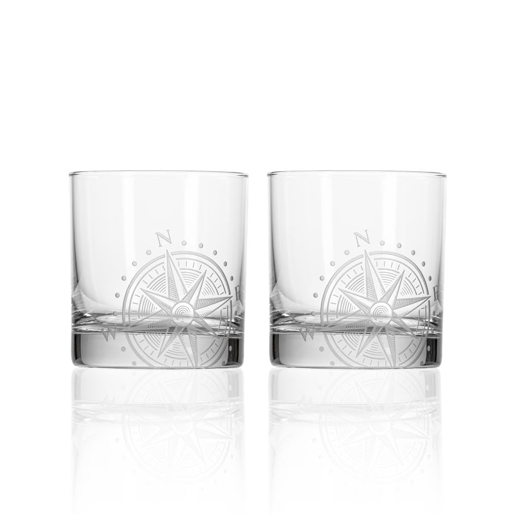 Premium 10oz Rocks Glasses Set of 2 - Heavy Base Whiskey Glasses for Scotch, Bourbon & Cocktails - Perfect for Home Bar, Gifts & Entertaining