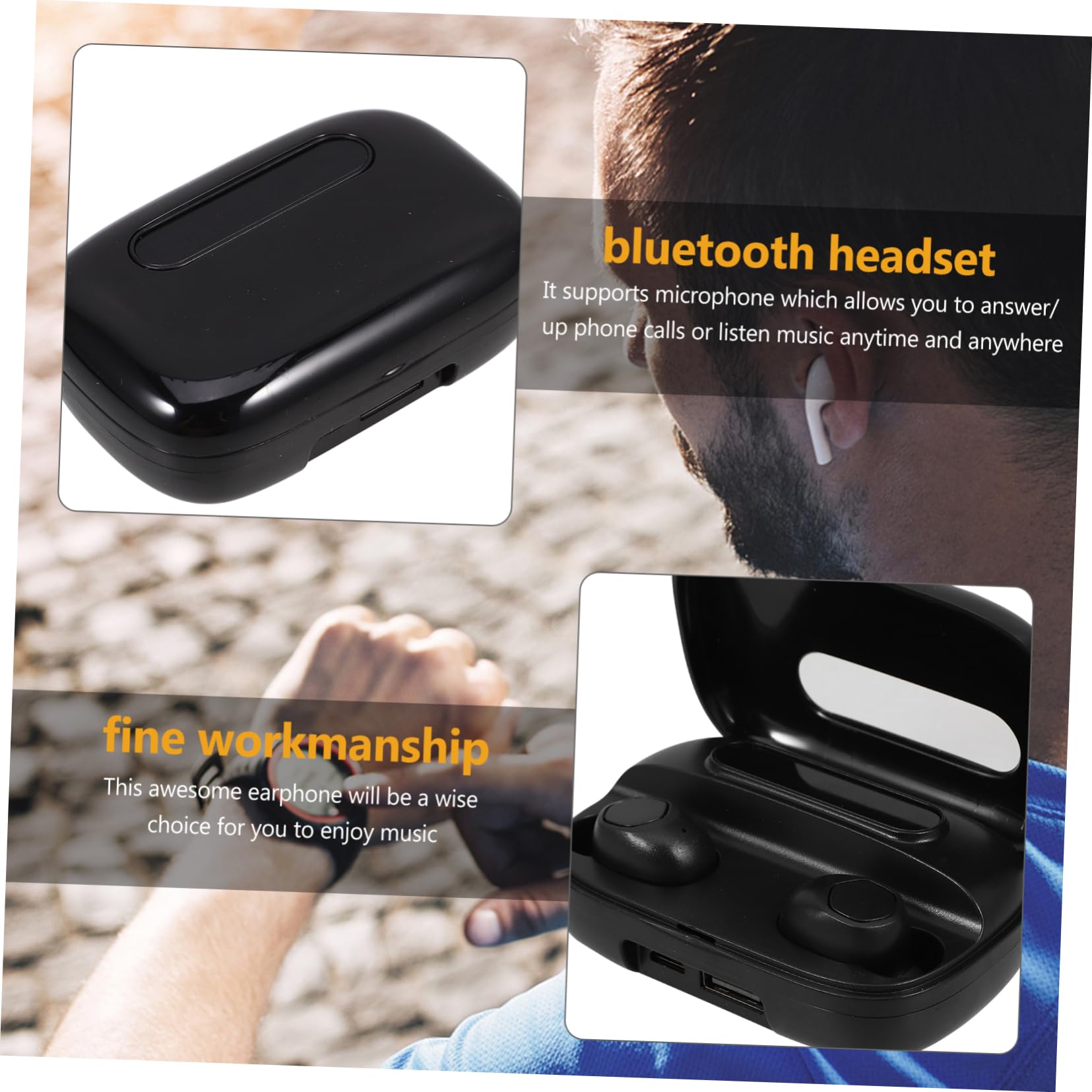 Milisten Wireless Over-Ear Headphones - Stereo Sound, LED Display, Bluetooth 5.0 for Gaming, Work, Travel & Music Listening