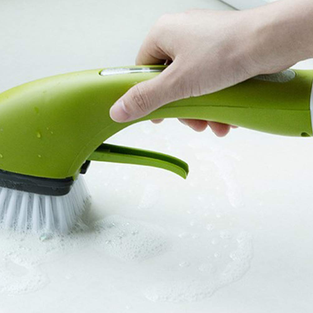 Cabilock Multi-Purpose Cleaning Brush - Carpet, Floor, Dishwashing, Track & Bathroom Scrub Brush - Non-Slip Handle for Stain Removal - Perfect for Home, Kitchen & Bathroom Cleaning