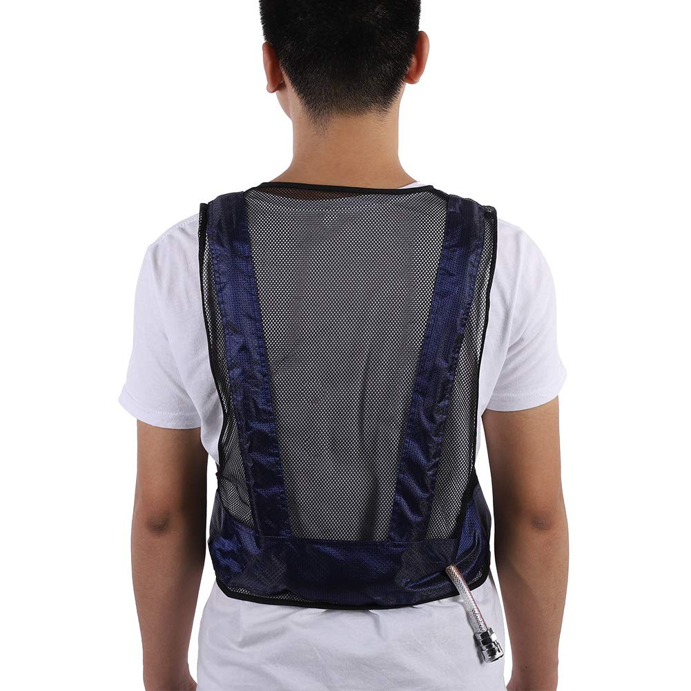 Pssopp Welding Steel Air Compressed Cooling Vest - Vortex Tube Air Conditioned Waistcoat for Industrial Work - Heat Resistant Safety Apparel for Welders & Hot Environments