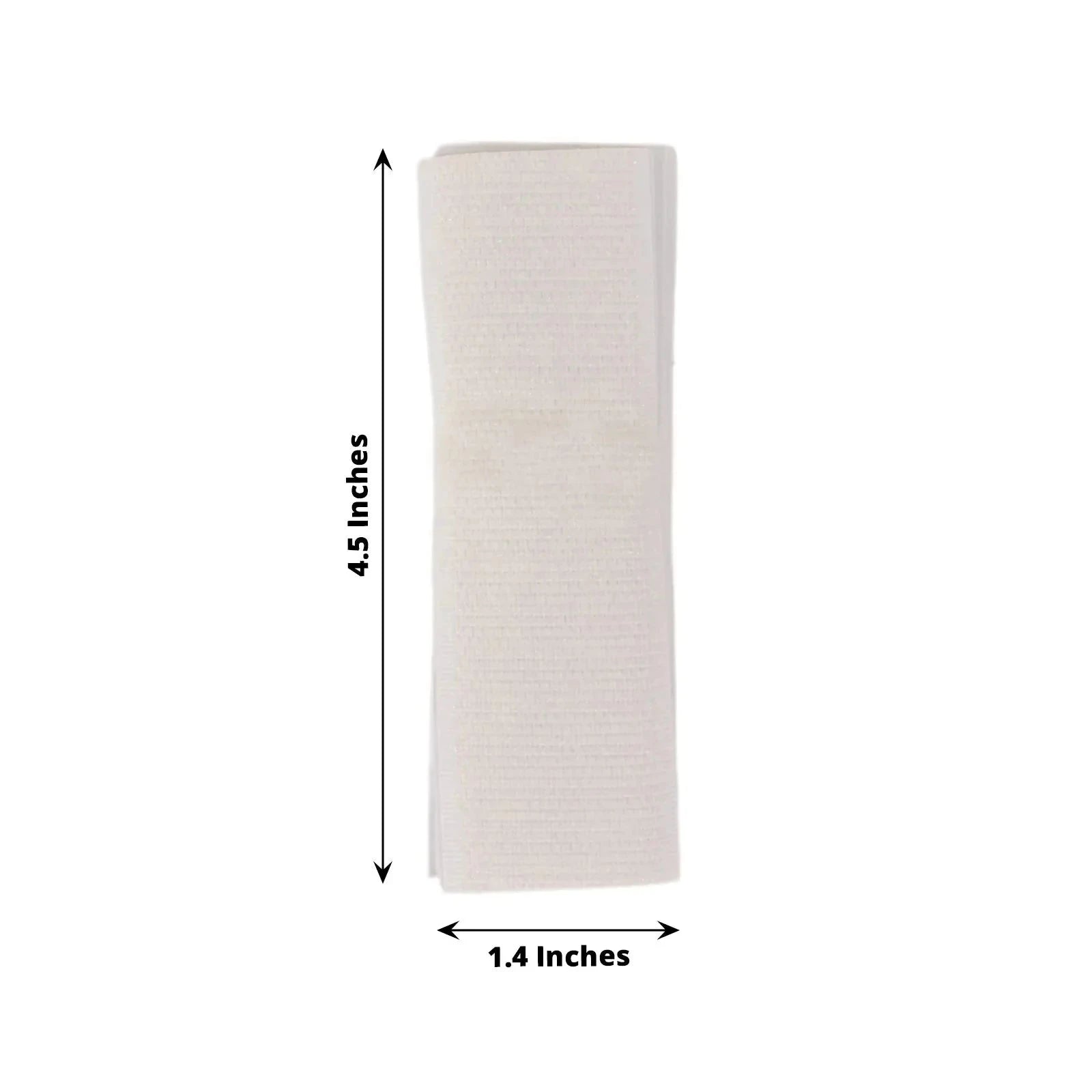 10 Pack White Double Sided DIY Table Skirt Closure Tapes - Perfect for Party Decorations, Wedding Events, and Banquet Table Coverings