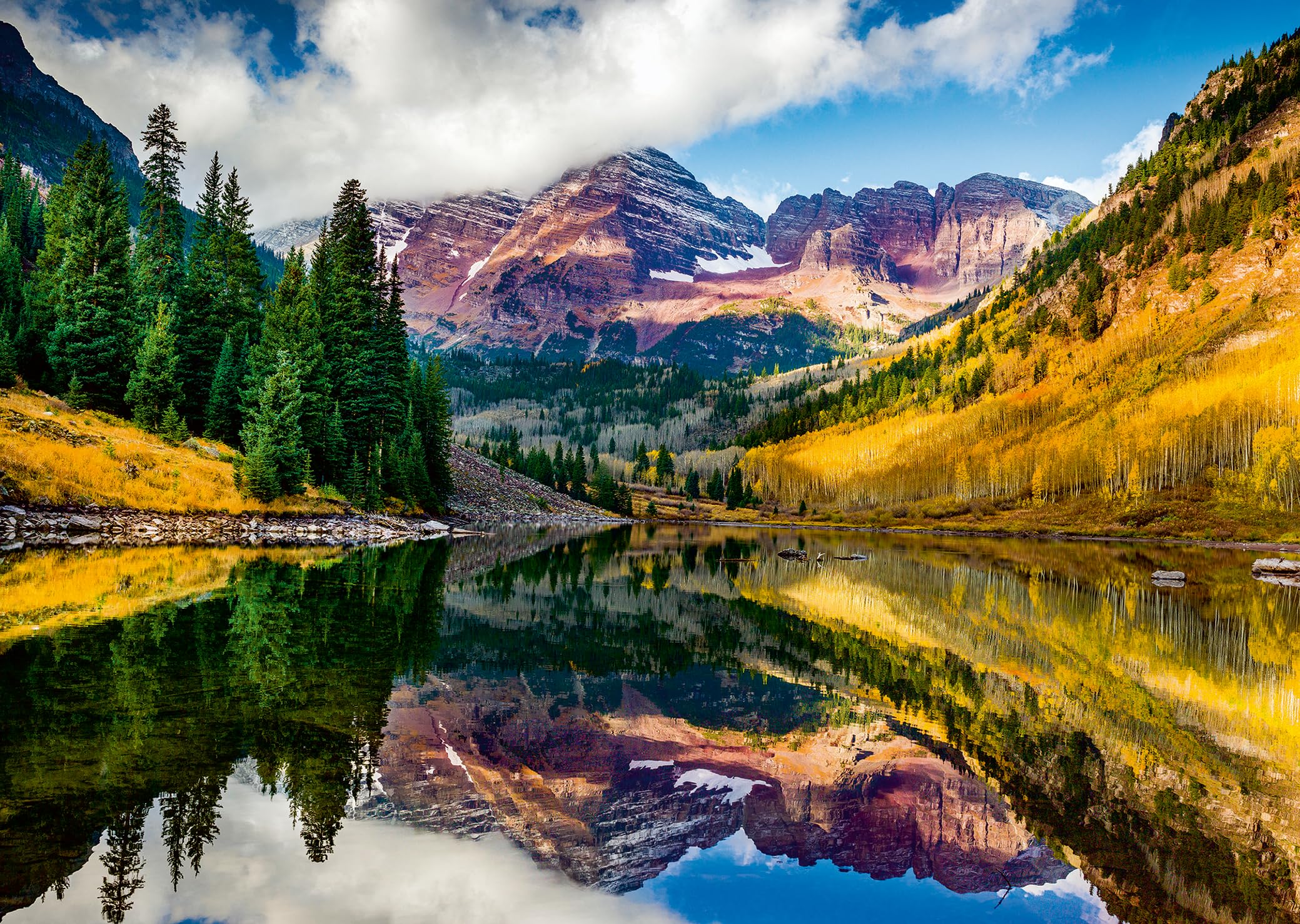Ravensburger 1000-Piece Jigsaw Puzzle - Aspen Colorado Landscape for Adults & Teens 14+ | Premium Quality Nature Scenery Puzzle | Perfect for Family Game Night & Relaxation