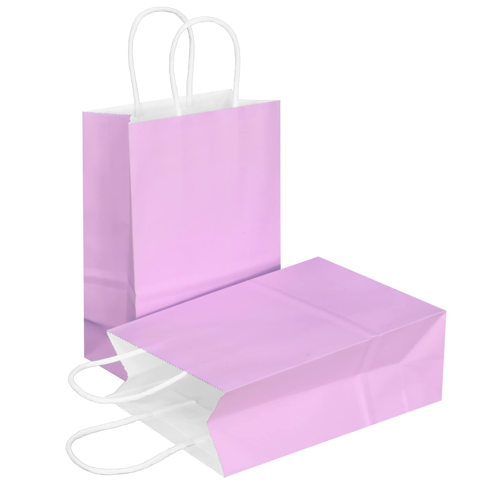 AZOWA 25-Pack Small Kraft Paper Gift Bags with Handles - 6.3