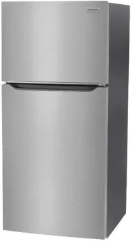 Frigidaire Gallery FGHT2055VF 20.0 Cu. Ft. Stainless Steel Top Freezer Refrigerator - Energy Efficient Kitchen Appliance for Home & Apartment Use