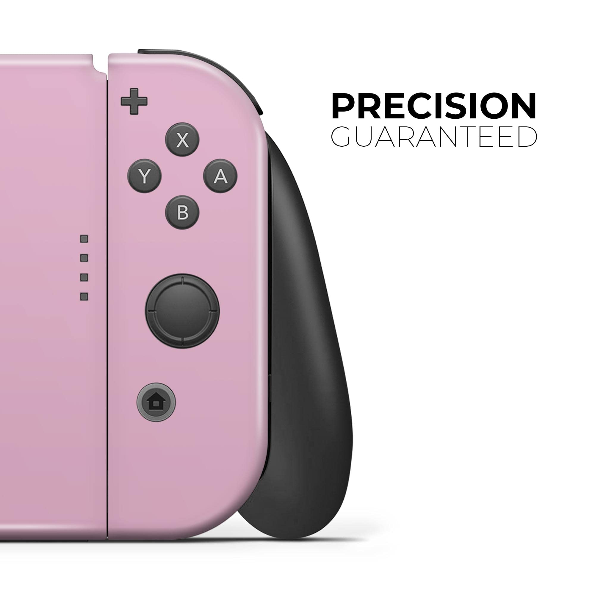 Nintendo Switch Console Skin Decal - Pink Pastel Vinyl Wrap Cover Scratch-Resistant Removable Protective Bundle - Perfect for Gaming, Travel & Customization