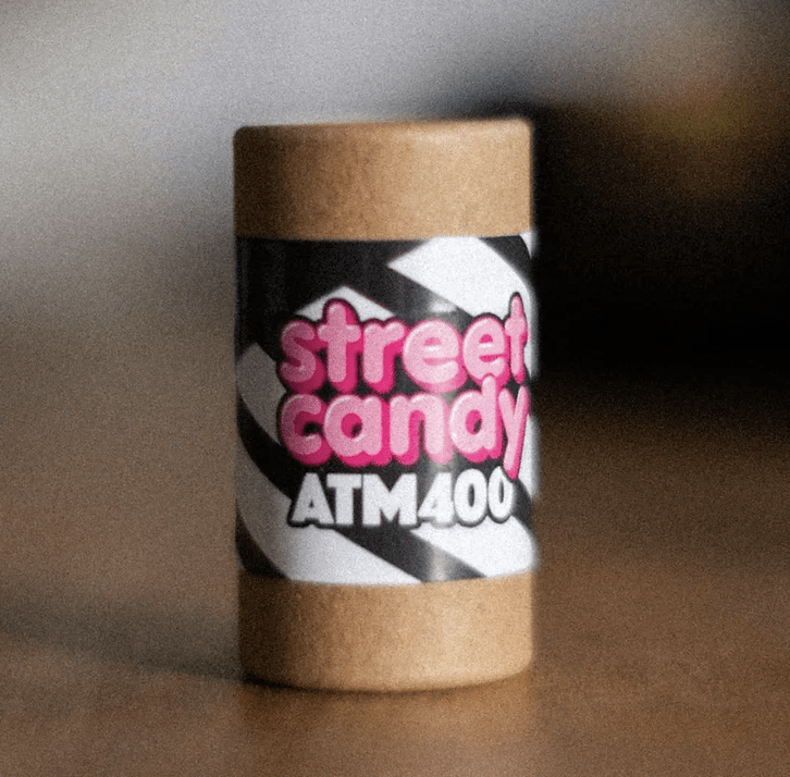 Flic Film Street Candy ATM 400 35mm Roll Film - 36 Exposures, High-Speed ISO 400 Color Negative Film for Street Photography & Low Light Shooting | Perfect for Urban Exploration, Night Scenes & Documentary Style Photos