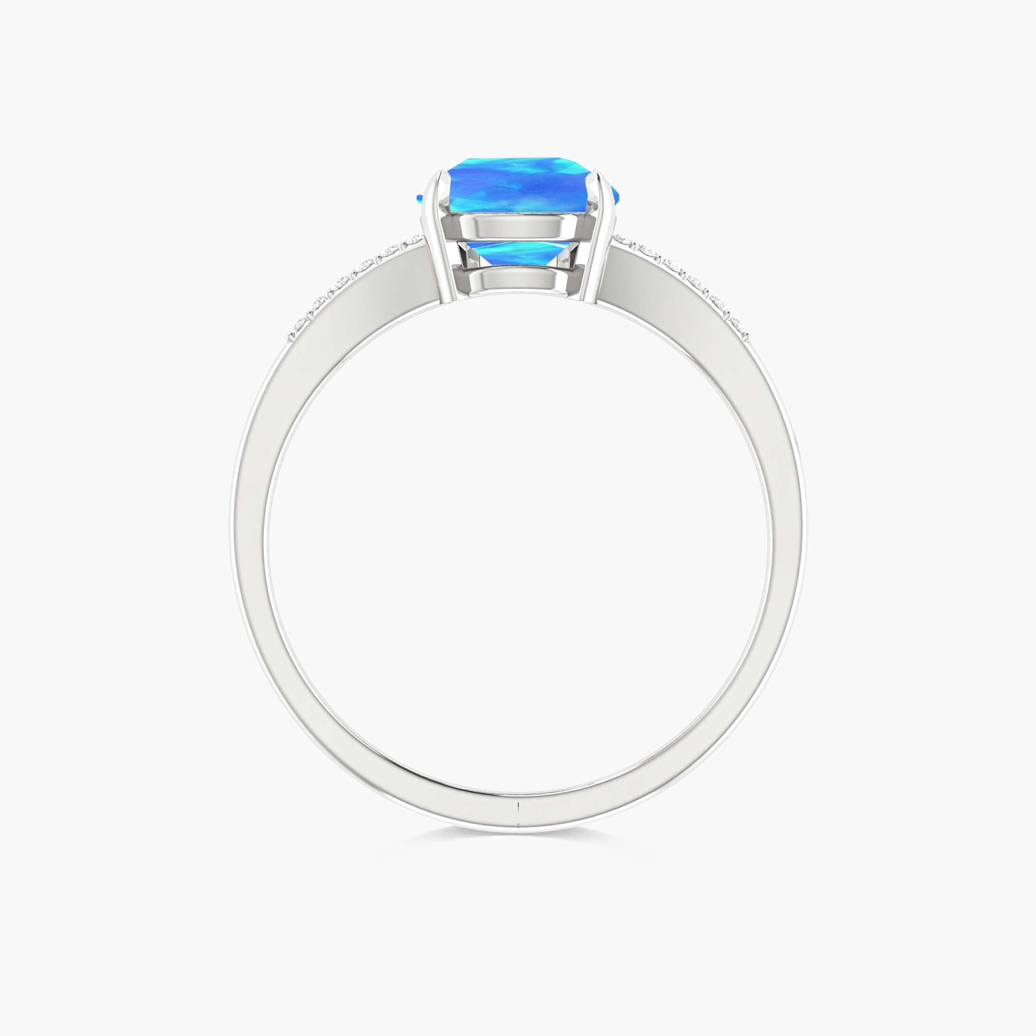 Natural Black Fire Opal Wedding & Engagement Ring for Women – Elegant Gemstone Jewelry for Brides, Anniversaries & Special Occasions