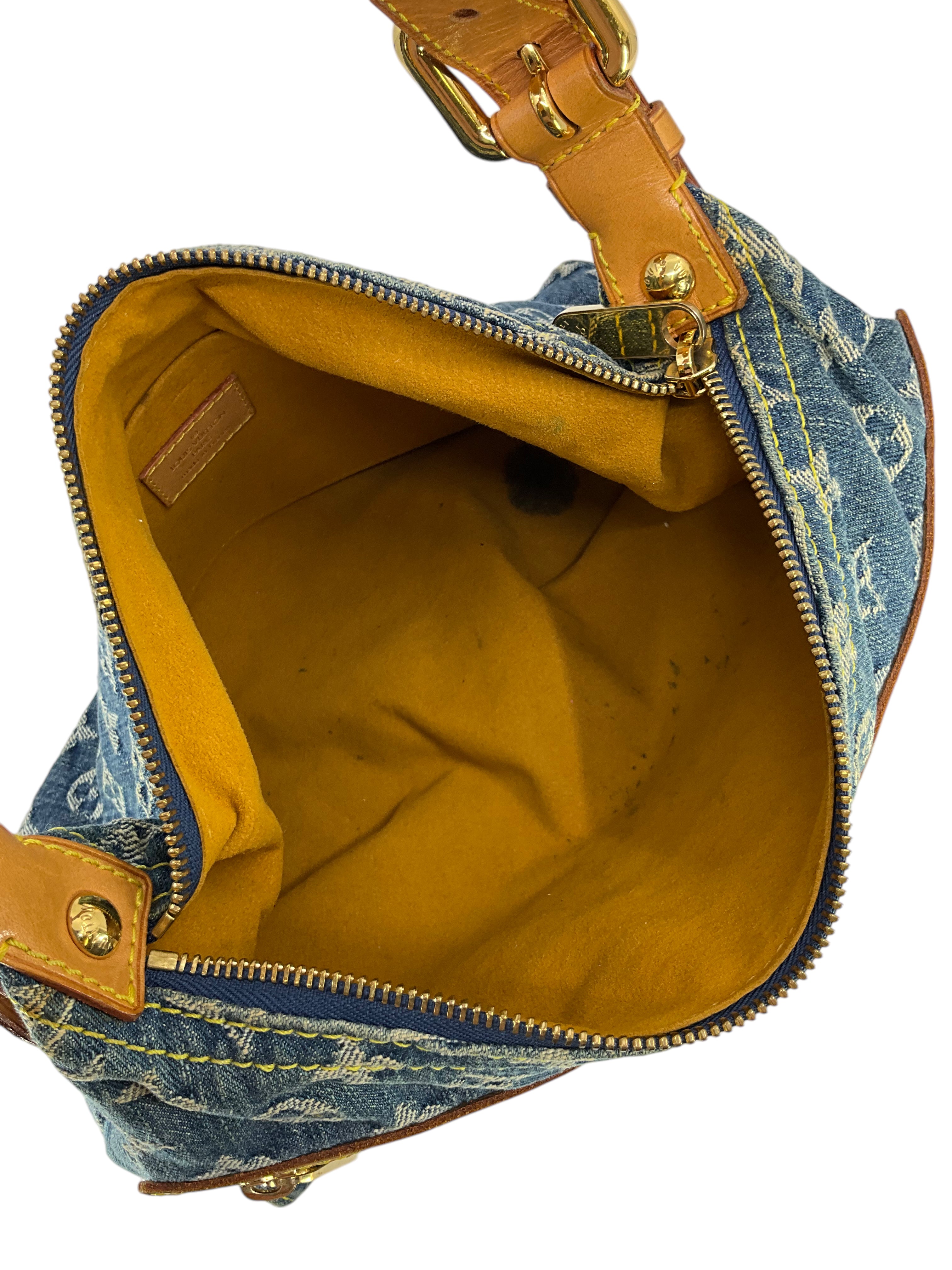 Louis Vuitton Monogram Denim Baggy PM Blue Crossbody Bag - Stylish Designer Handbag for Women, Perfect for Casual Outings & Travel Accessories