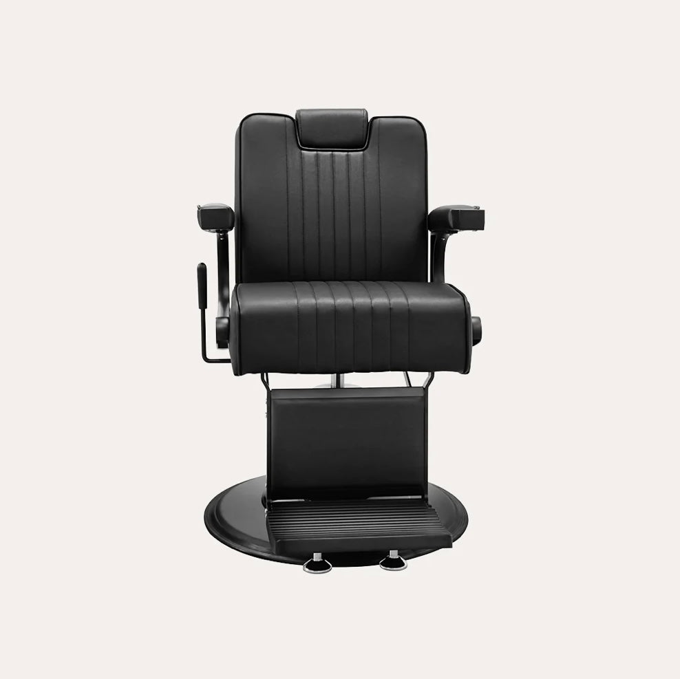 Professional Barber Chair for Salon & Home Use - Heavy Duty Hydraulic Styling Chair with Adjustable Height & Swivel Base - Perfect for Haircuts, Styling & Shaving