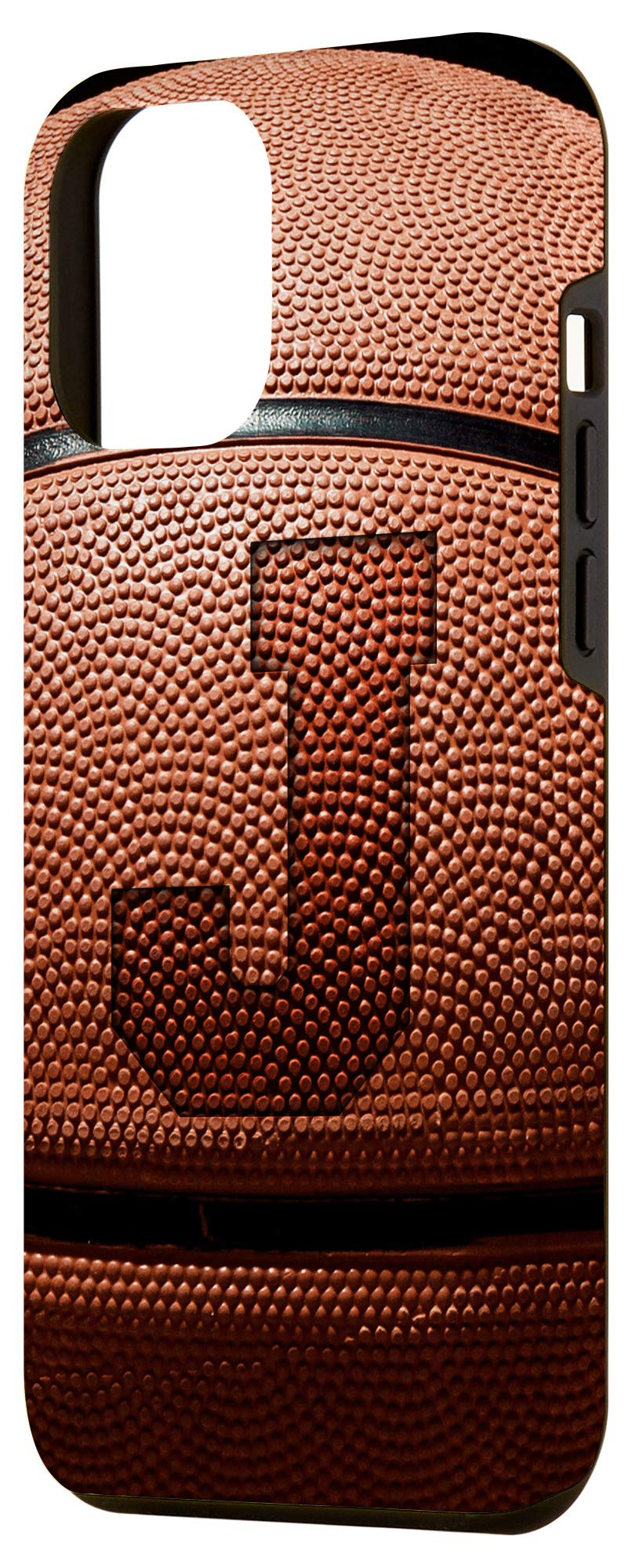 iPhone 12 Pro Max Basketball Phone Case with Letter J - Durable Shockproof Cover for Basketball Players | Perfect Gift for Sports Fans & Athletes | Ideal for Games, Training & Everyday Use