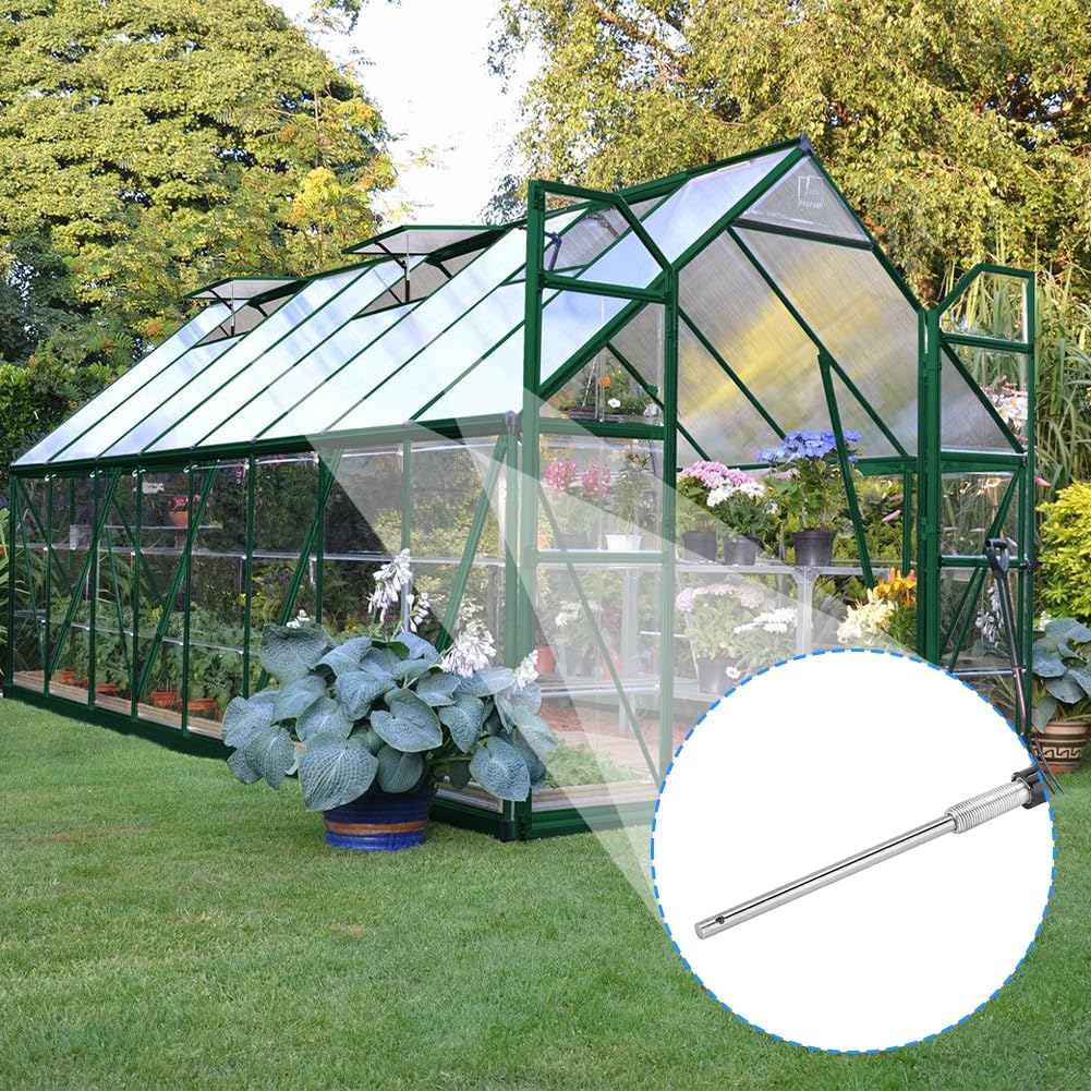 Automatic Greenhouse Vent Opener Kit - Double Spring Roof Window Vent Control for Wooden & Aluminum Greenhouses - Perfect for Hothouse, Agriculture & Home Gardening Accessories