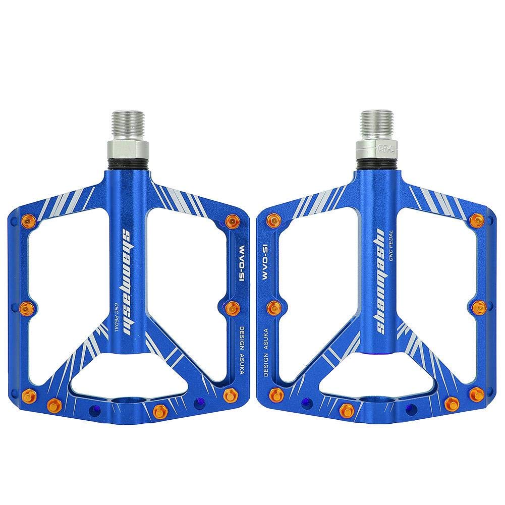 Xinwoer Ultralight Aluminum Alloy Bike Pedals - MTB/Road/BMX Cycling Pedals for Mountain Bikes & Commuter Bicycles | Durable Non-Slip Design for Outdoor Riding, Exercise & Daily Commuting