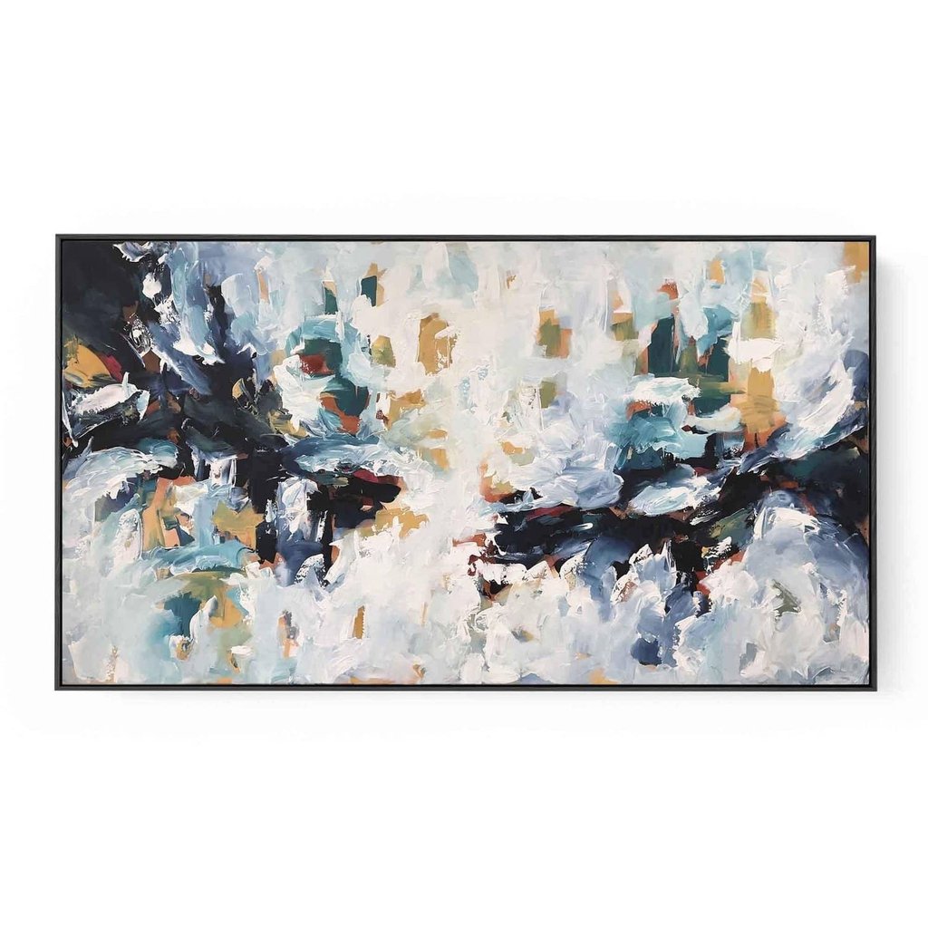 The Storm Within - Original Handmade Abstract Painting for Home & Office Wall Decor | Perfect for Living Room, Bedroom, or Office Space