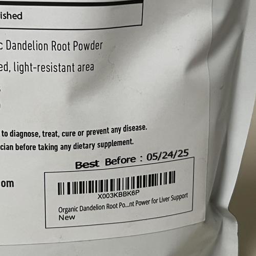 UNLEASH'D ORGANIC Dandelion Root Powder 16 oz - USDA Certified Organic, Caffeine-Free Herbal Tea for Detox & Digestion - Perfect for Tea, Smoothies & Wellness Drinks