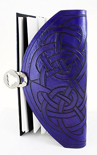 Handmade Celtic Leather Journal - Personalized with Free Initials - Perfect for Writing, Sketching & Gift Giving