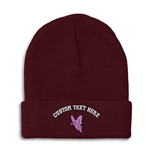 Burgundy Personalized Text Here