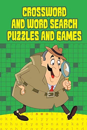 Fun Crossword & Word Search Puzzle Books for Adults - Brain Teaser Games for Relaxation & Stress Relief - Perfect for Travel, Commuting & Family Game Nights